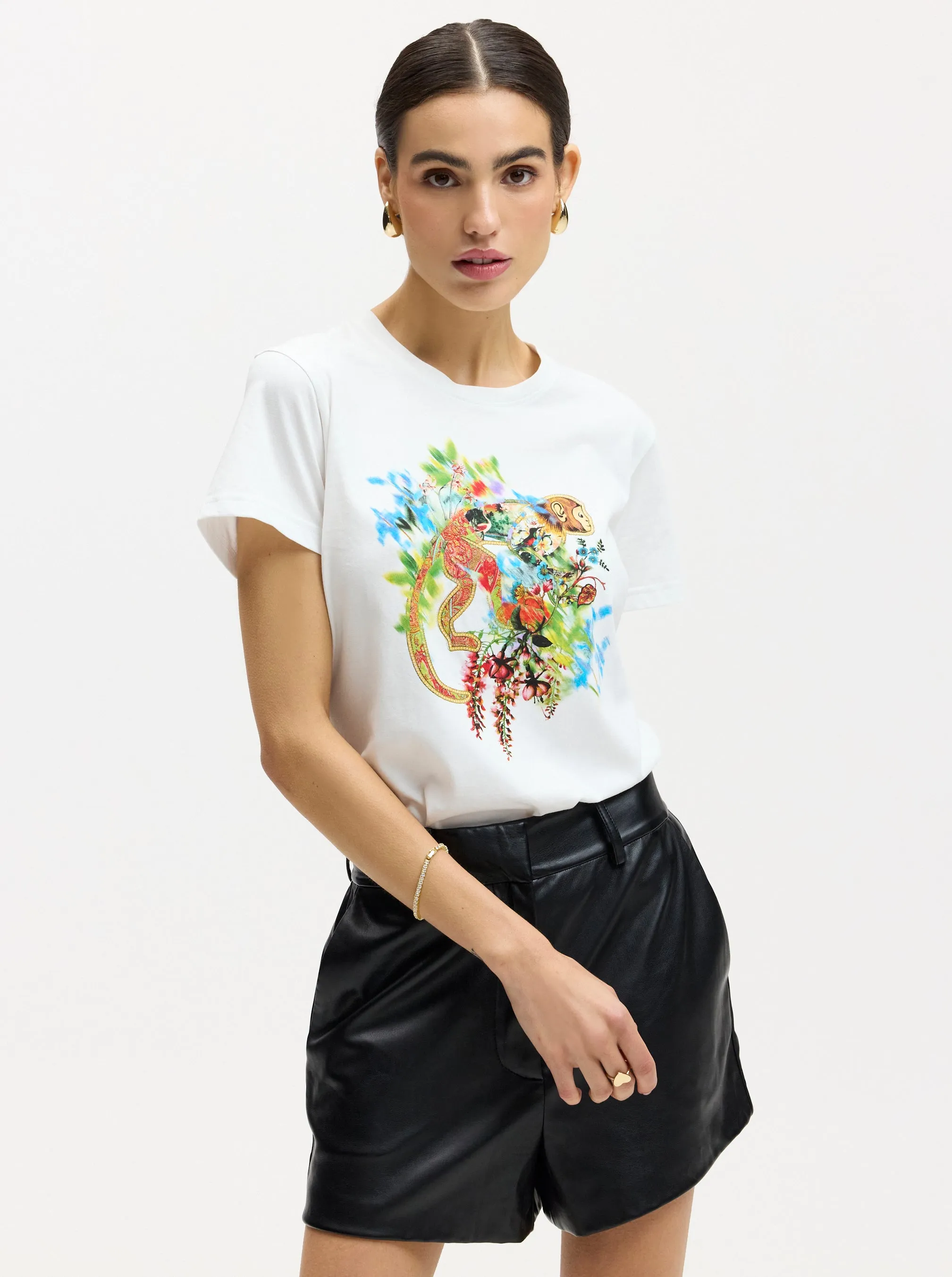 TROPIC MONKEY SHORT SLEEVE T-SHIRT sold by Robert Graham