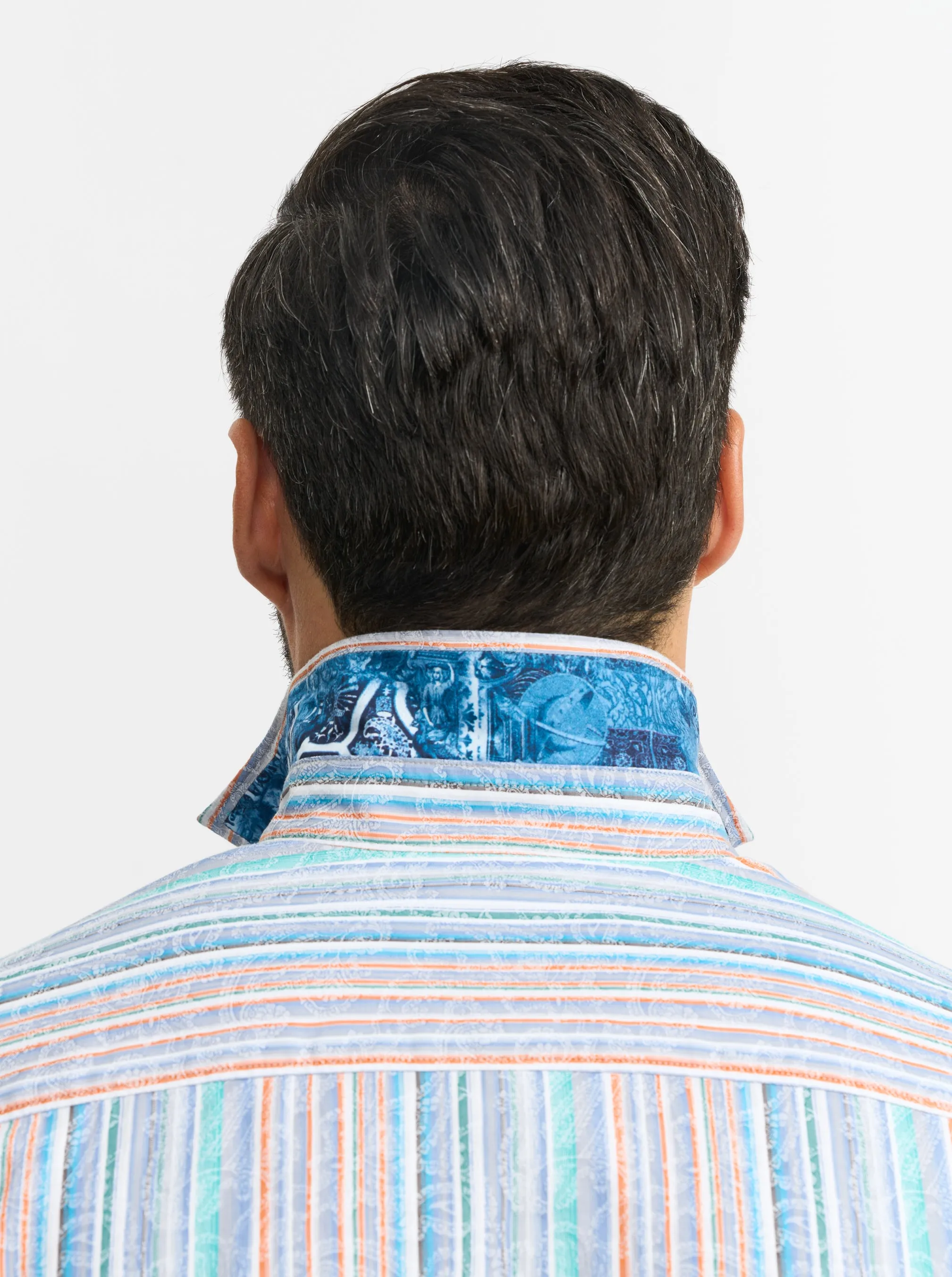 TYSON LONG SLEEVE BUTTON DOWN SHIRT TALL sold by Robert Graham product image thumbnail 3