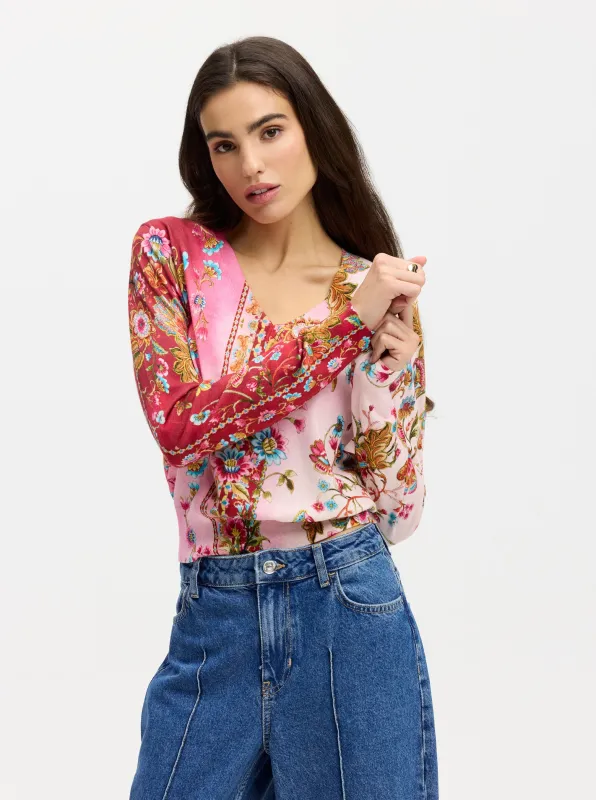 EVELYN LONG SLEEVE SWEATER made by Robert Graham