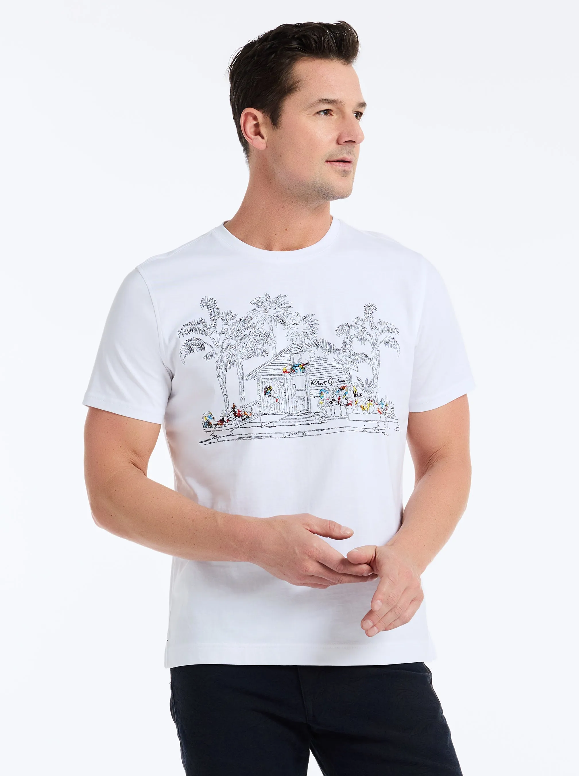RG PARADISE SHORT SLEEVE T-SHIRT sold by Robert Graham product image thumbnail 5