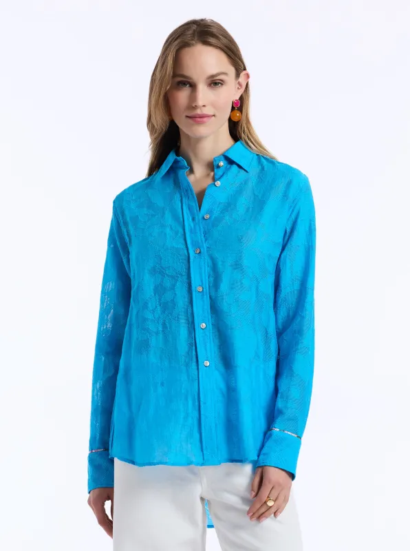 CARRIE LONG SLEEVE SHIRT made by Robert Graham