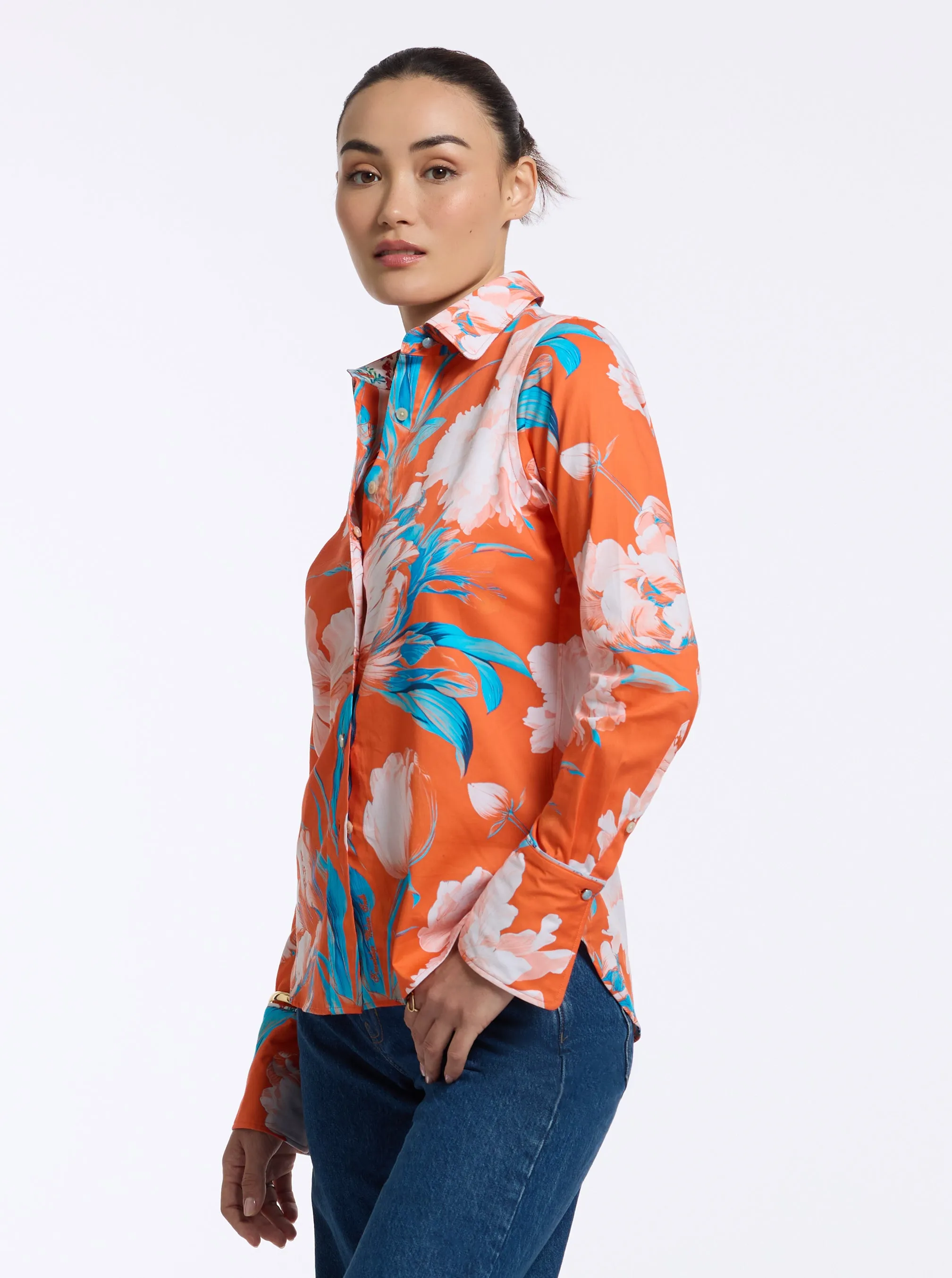 PRISICILLA LONG SLEEVE SHIRT sold by Robert Graham product image thumbnail 4