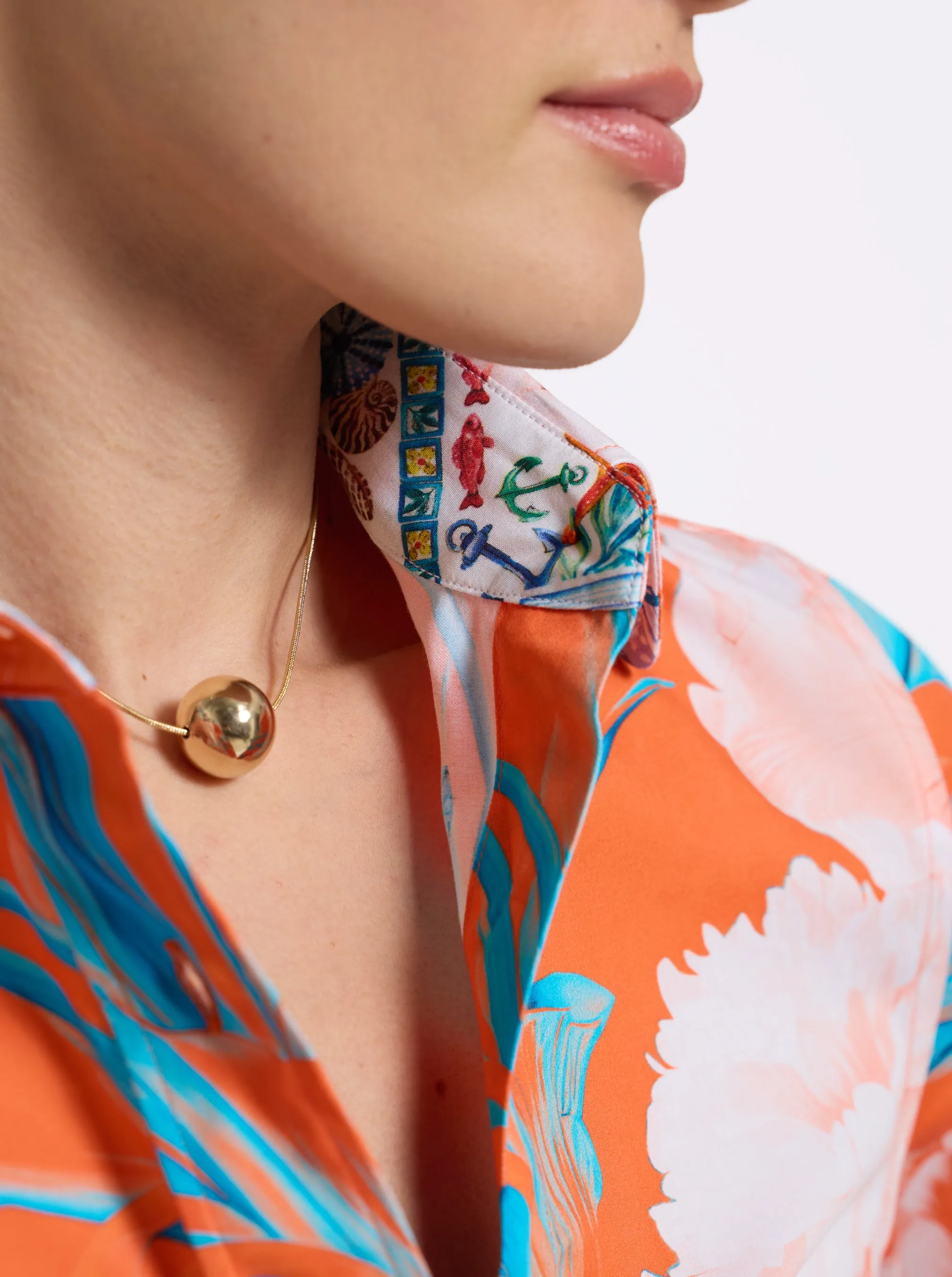 PRISICILLA LONG SLEEVE SHIRT sold by Robert Graham product image thumbnail 5