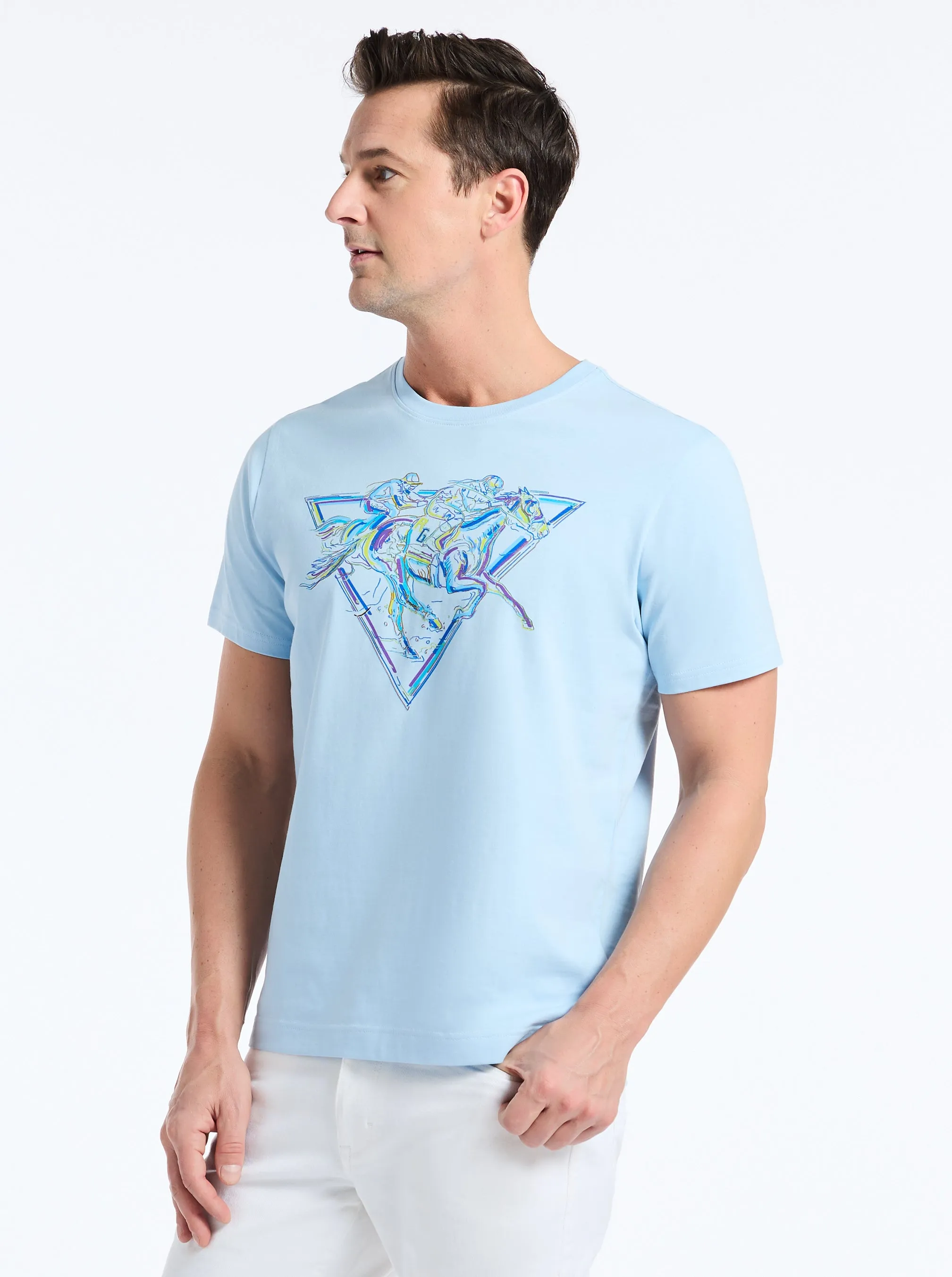 HORSEPOWER SHORT SLEEVE T-SHIRT sold by Robert Graham product image thumbnail 5
