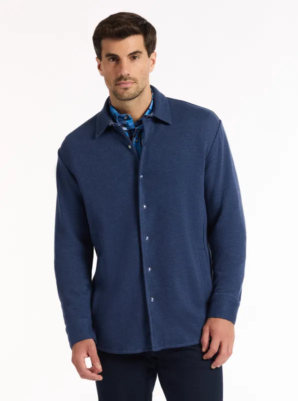 DESCHON LONG SLEEVE SHIRT JACKET made by Robert Graham