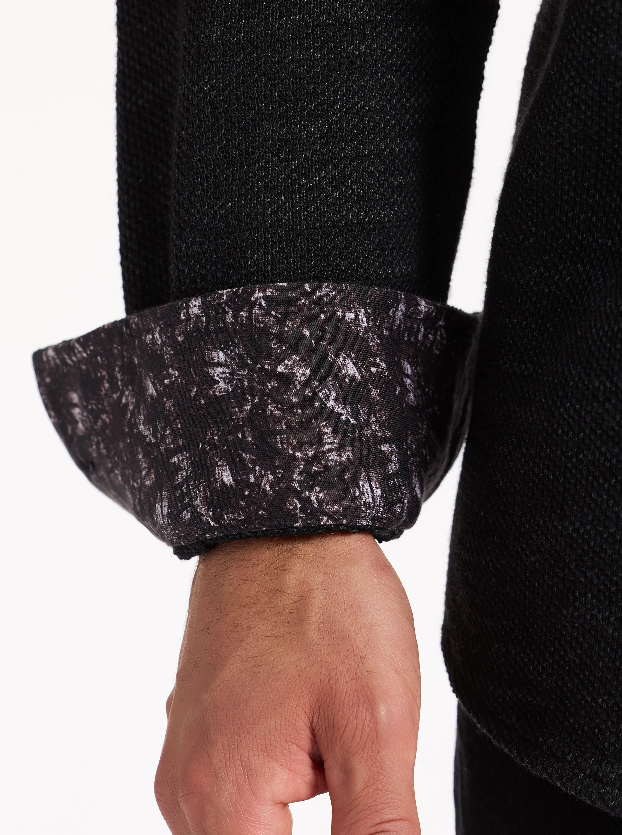 WAYNE LONG SLEEVE BUTTON DOWN KNIT SHIRT sold by Robert Graham product image thumbnail 5