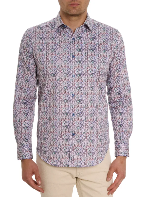 CARACAS LONG SLEEVE BUTTON DOWN SHIRT TALL made by Robert Graham