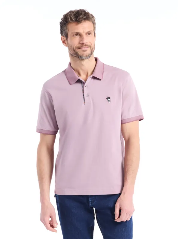 LUCIFER SHORT SLEEVE POLO made by Robert Graham
