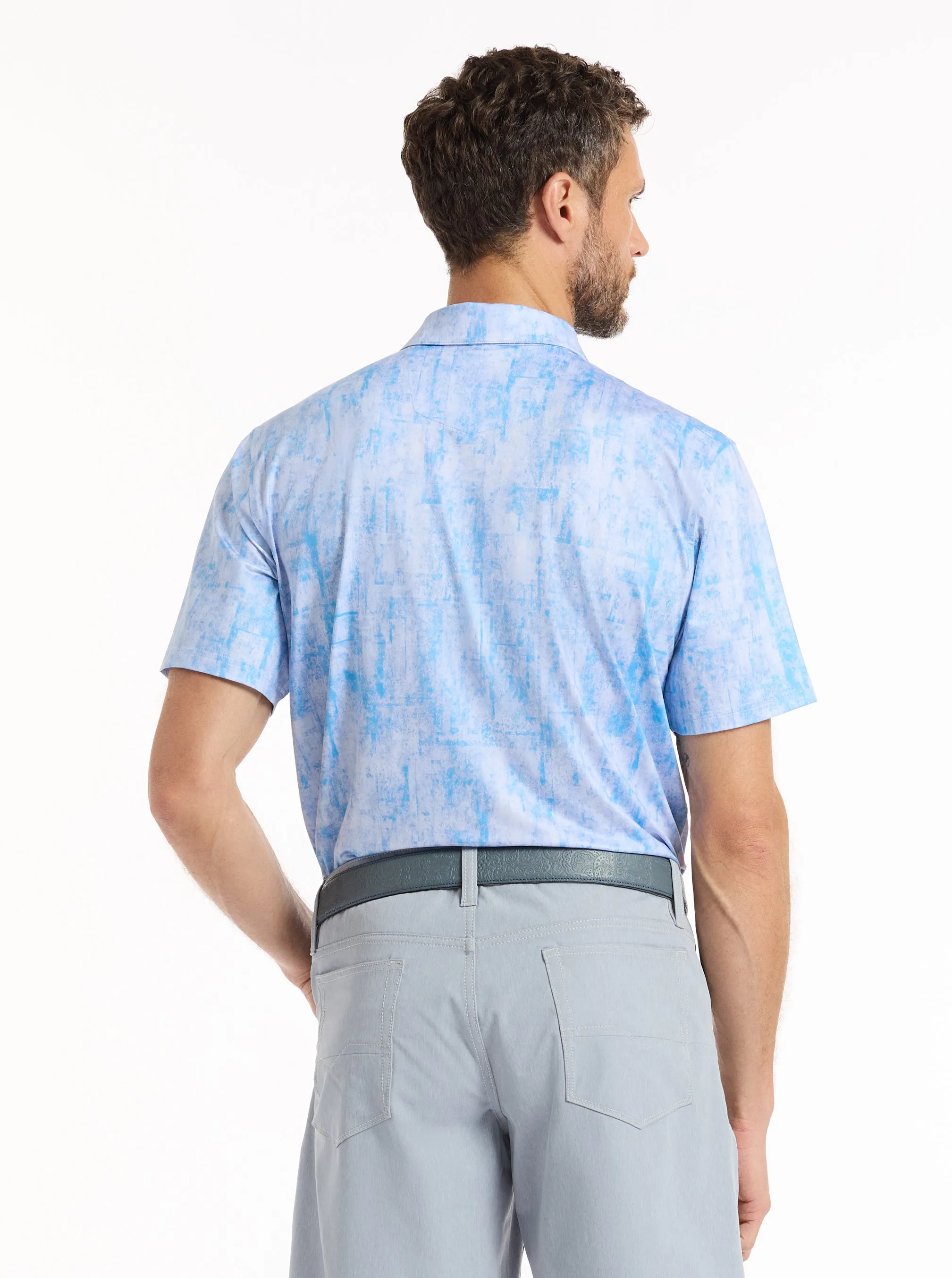 WATERS SHORT SLEEVE POLO sold by Robert Graham product image thumbnail 3