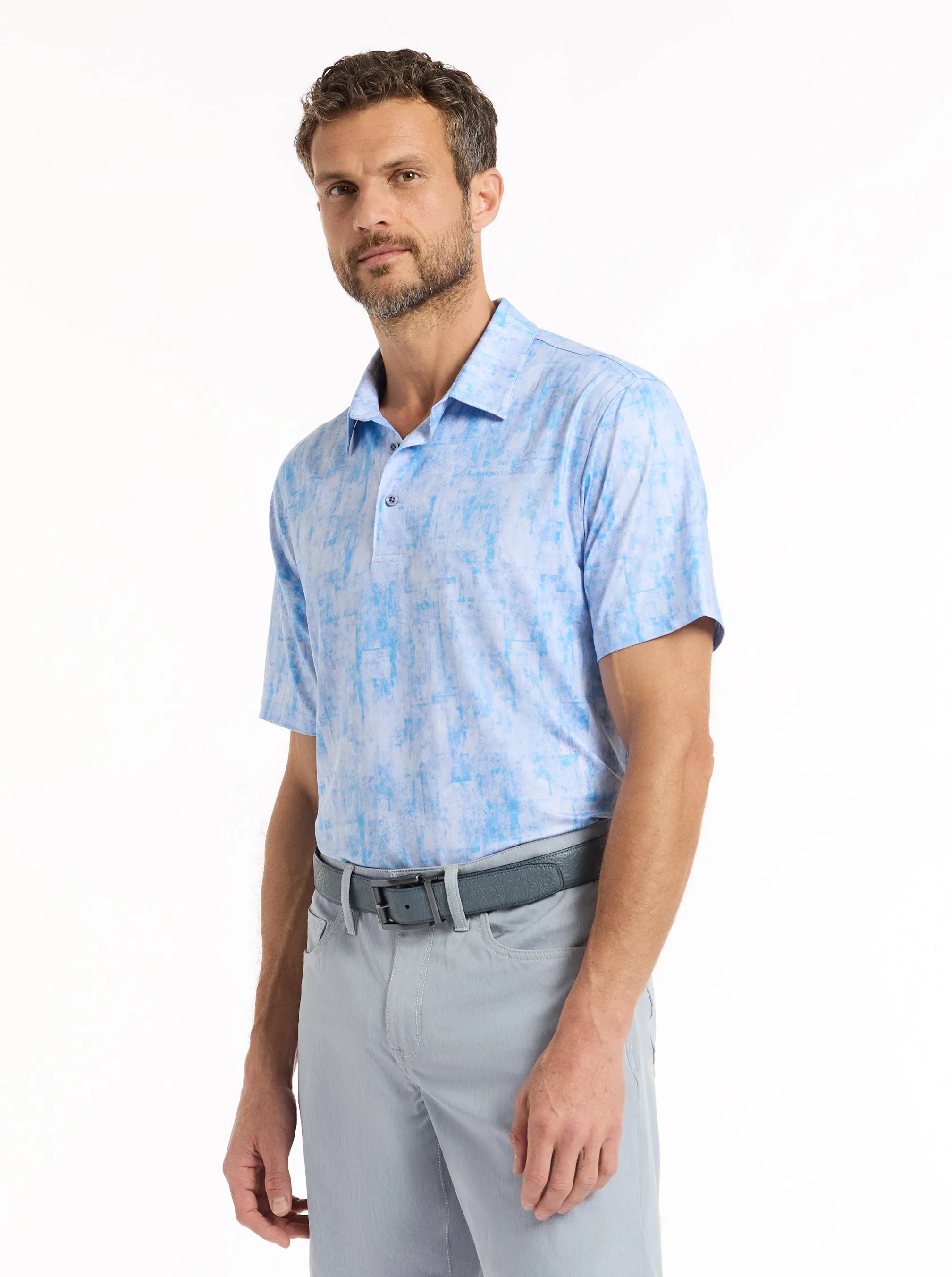 WATERS SHORT SLEEVE POLO sold by Robert Graham product image thumbnail 4