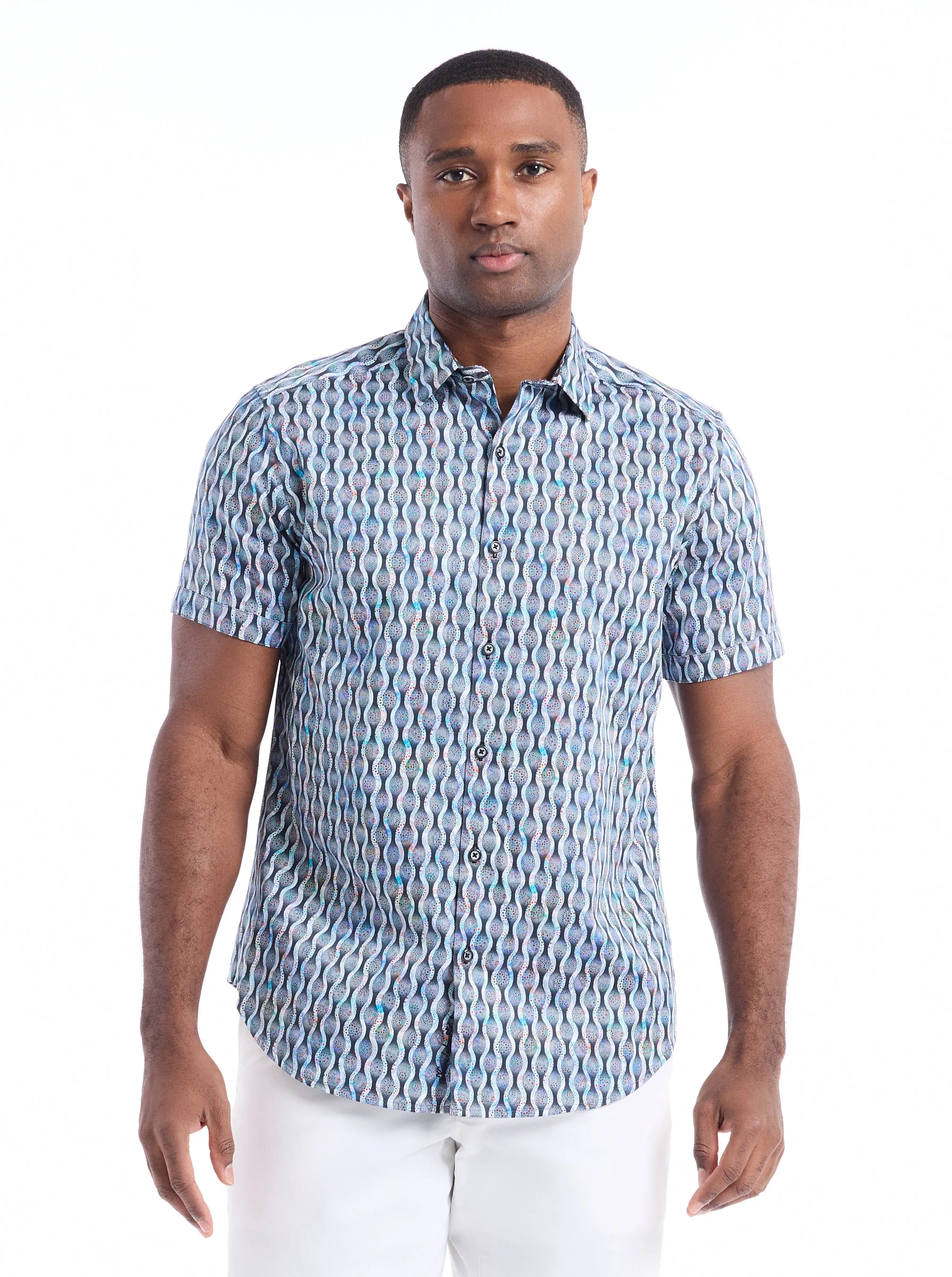 CODNOR SHORT SLEEVE BUTTON DOWNSHIRT sold by Robert Graham