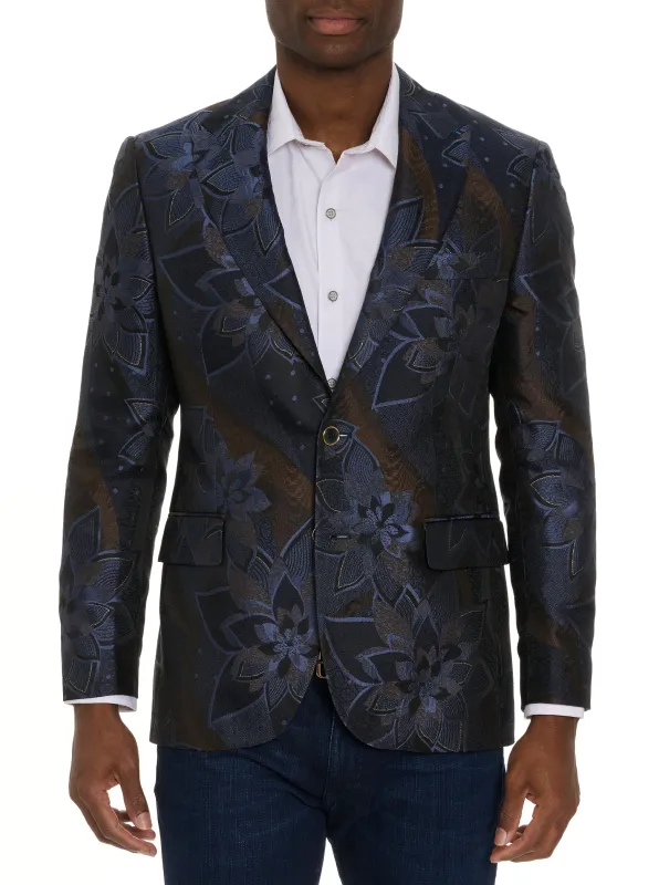 LIMITED EDITION MAHOGANY LUSTER BLAZER made by Robert Graham