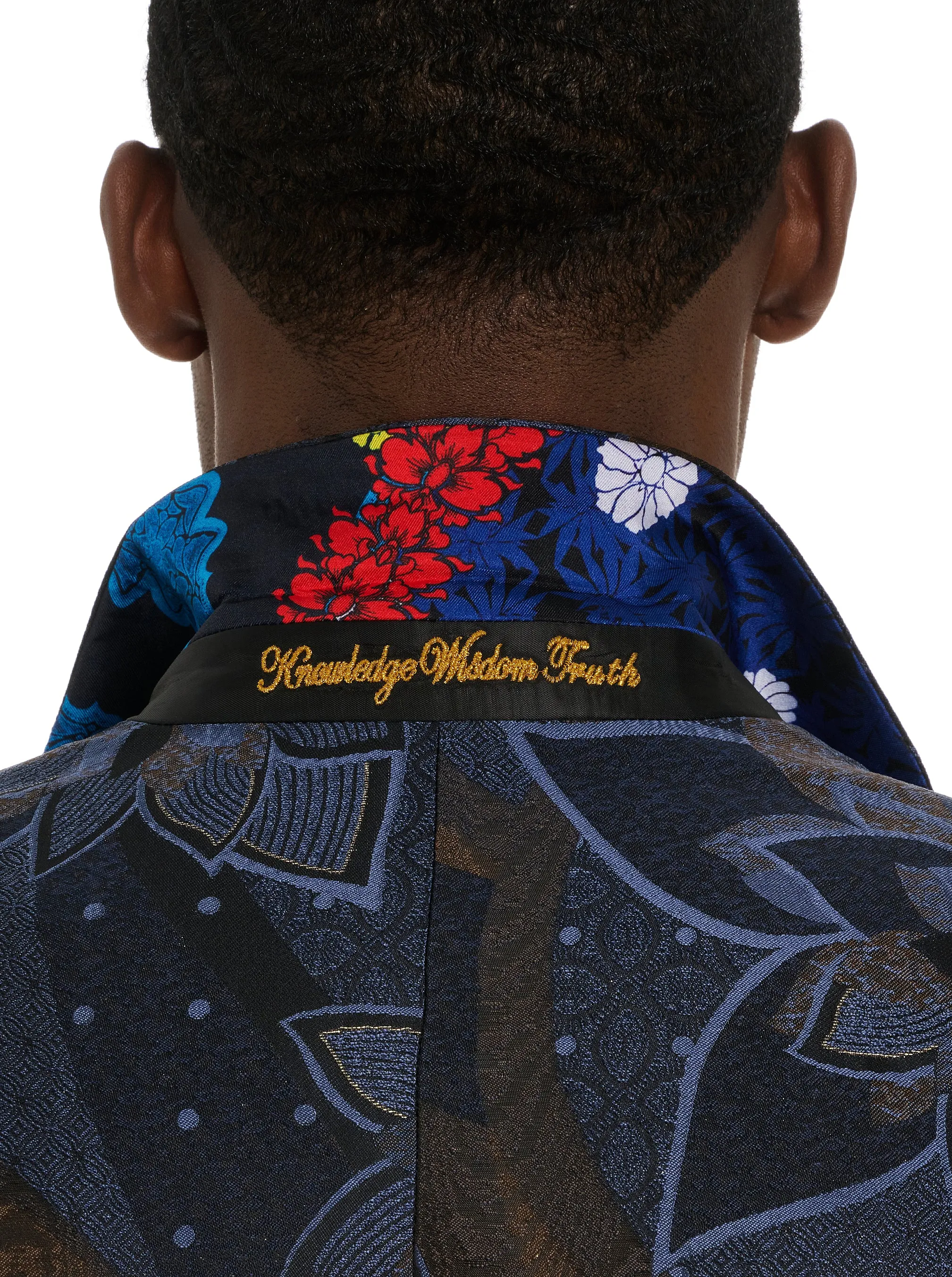 LIMITED EDITION MAHOGANY LUSTER BLAZER sold by Robert Graham product image thumbnail 4