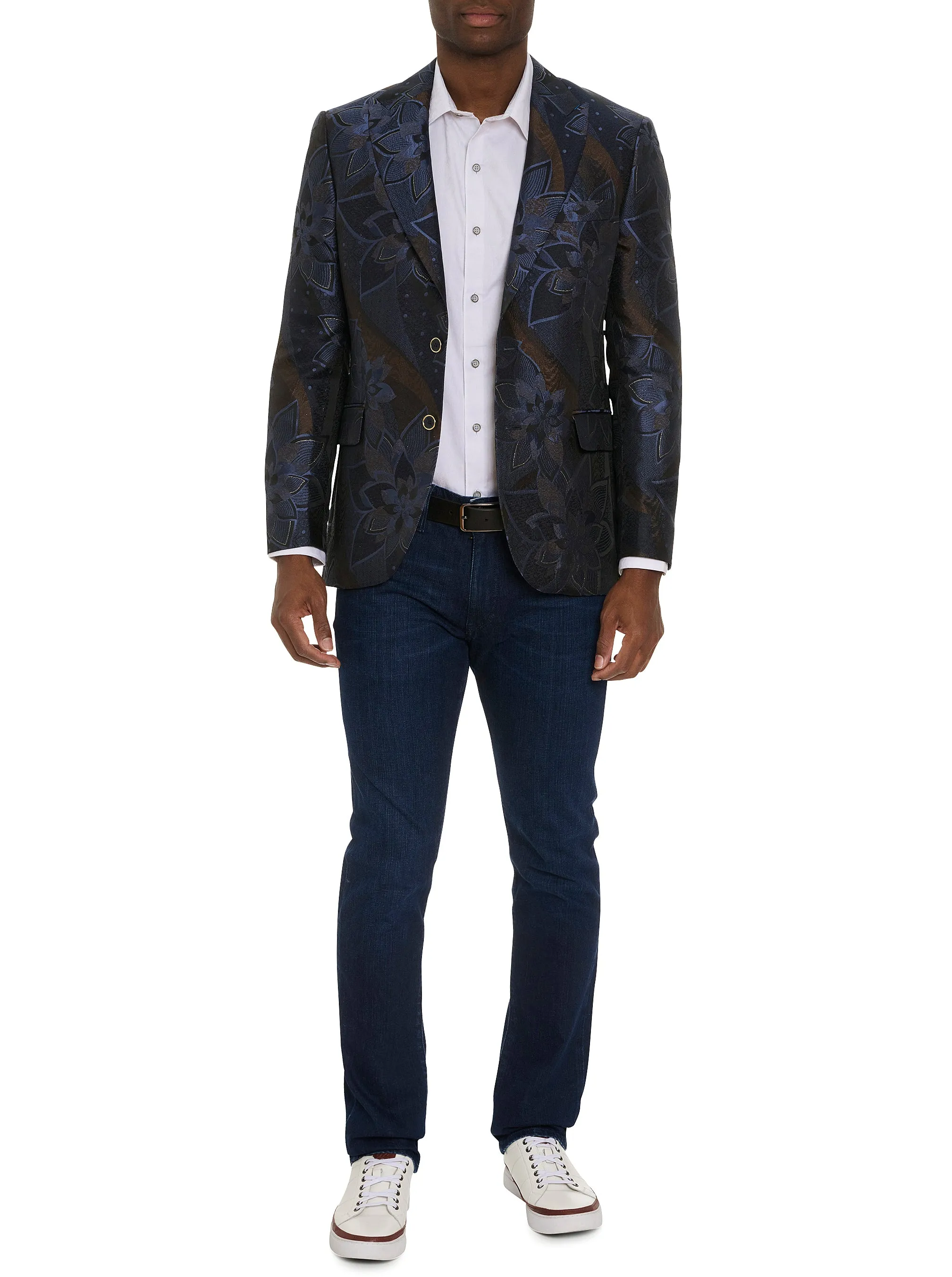 LIMITED EDITION MAHOGANY LUSTER BLAZER sold by Robert Graham product image thumbnail 5