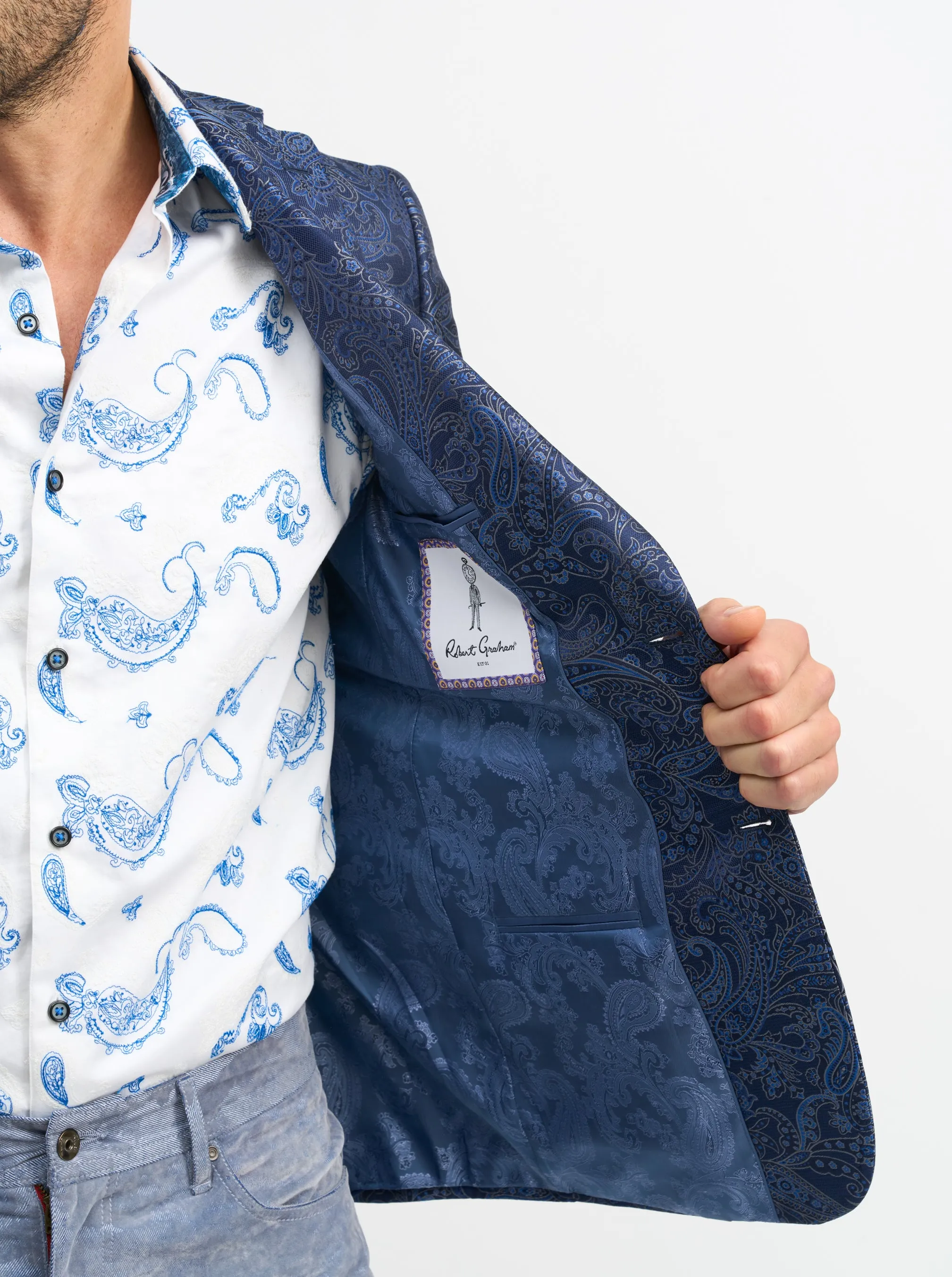 CARRINGTON BLAZER sold by Robert Graham product image thumbnail 4