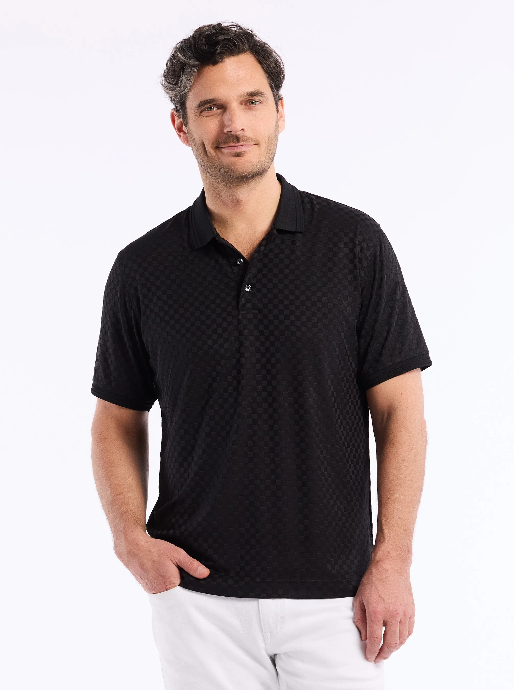 AARON SHORT SLEEVE POLO sold by Robert Graham
