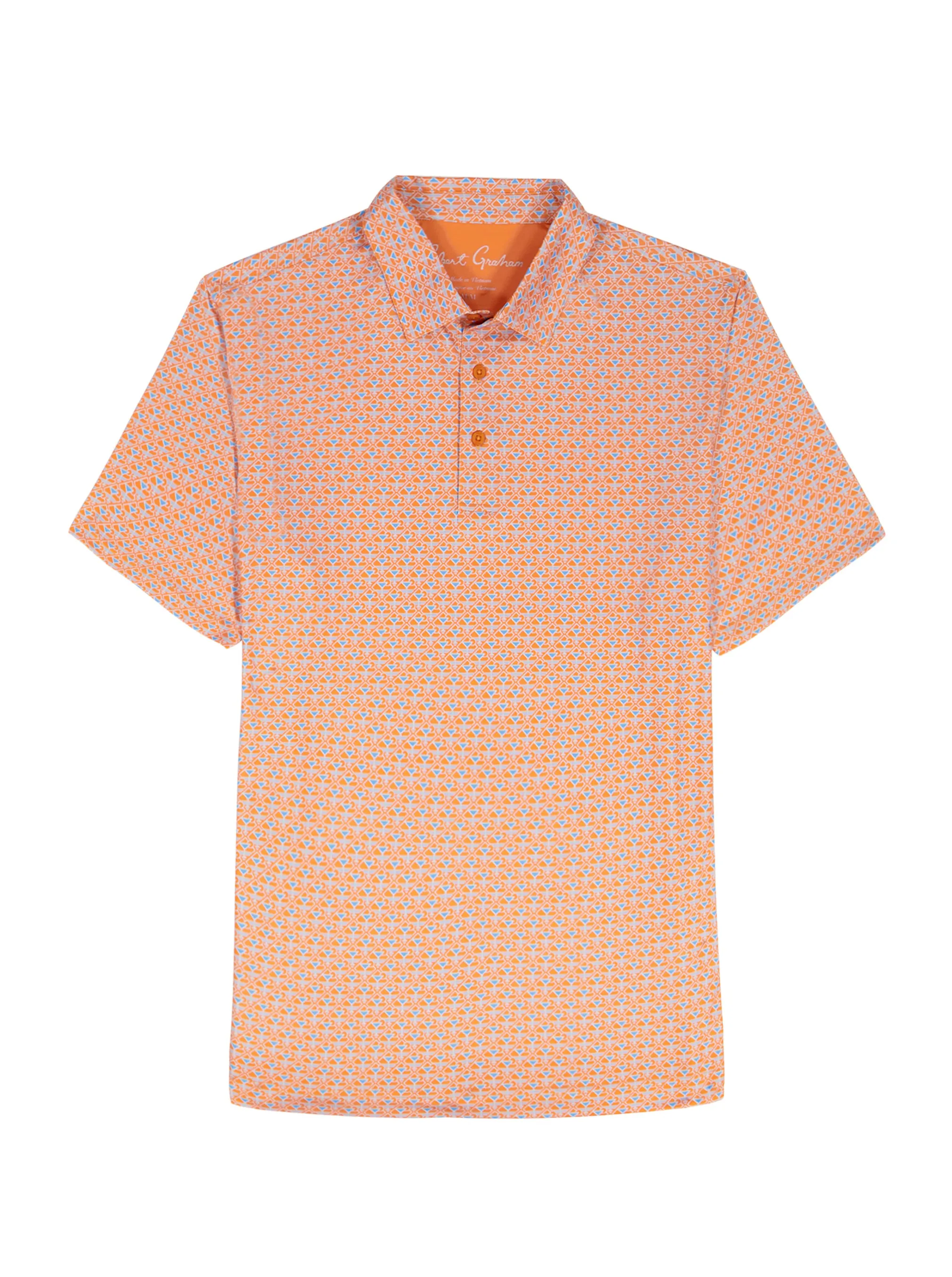 LINKS & DRINKS SHORT SLEEVE POLO sold by Robert Graham