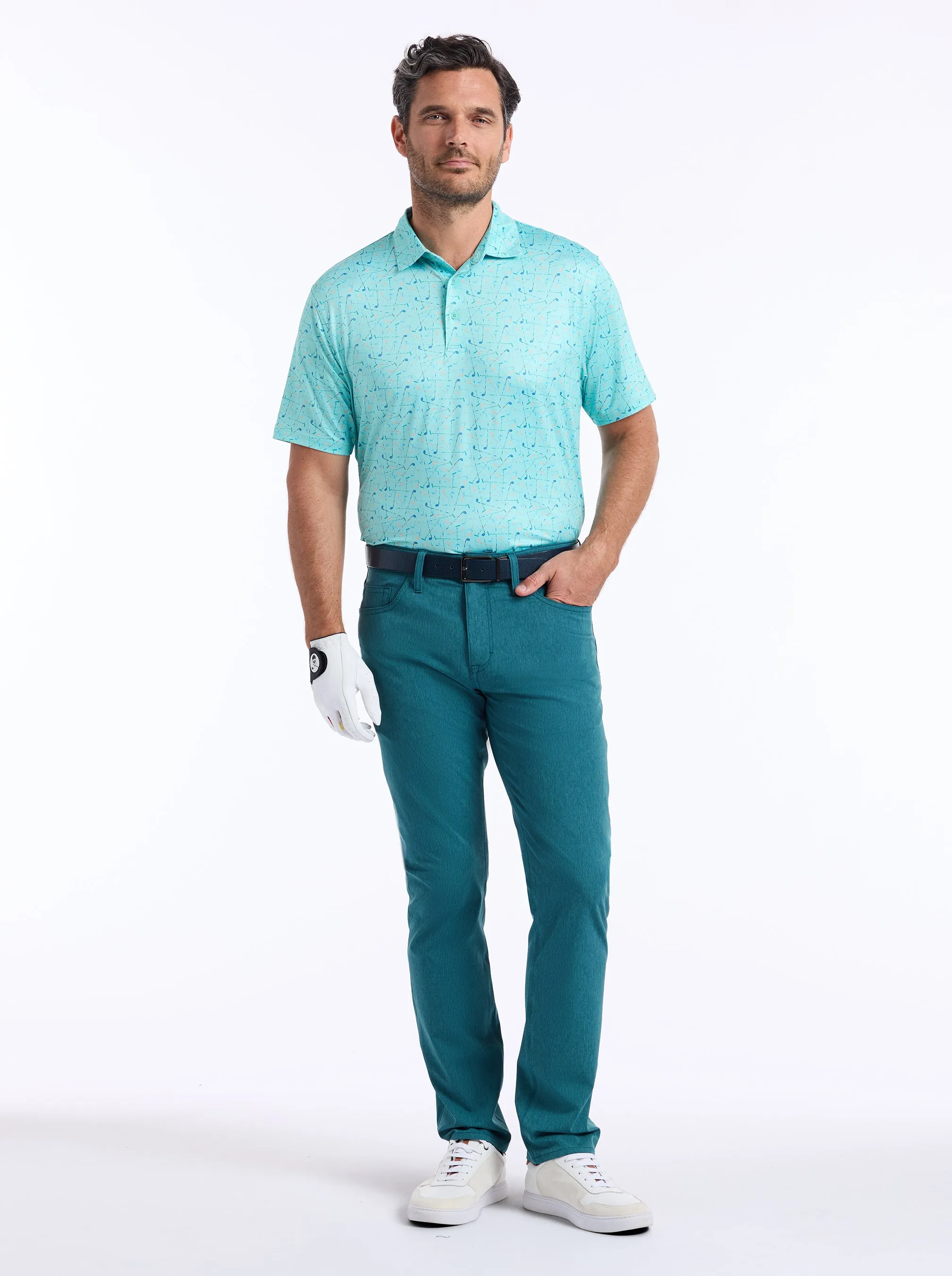 SWING SOCIETY SHORT SLEEVE POLO sold by Robert Graham product image thumbnail 4