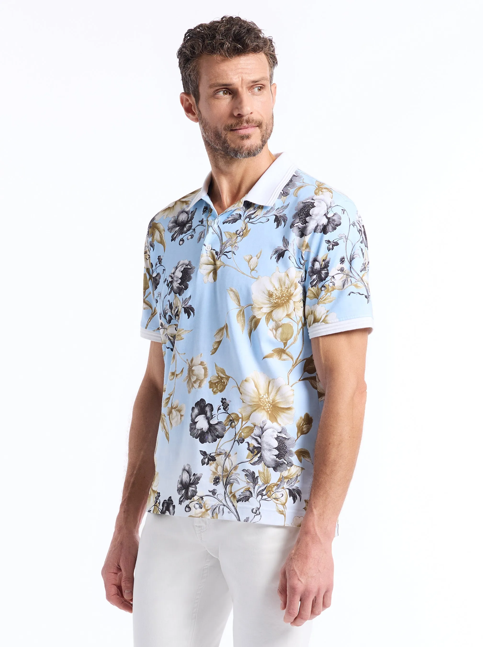 MILSON SHORT SLEEVE POLO sold by Robert Graham product image thumbnail 5
