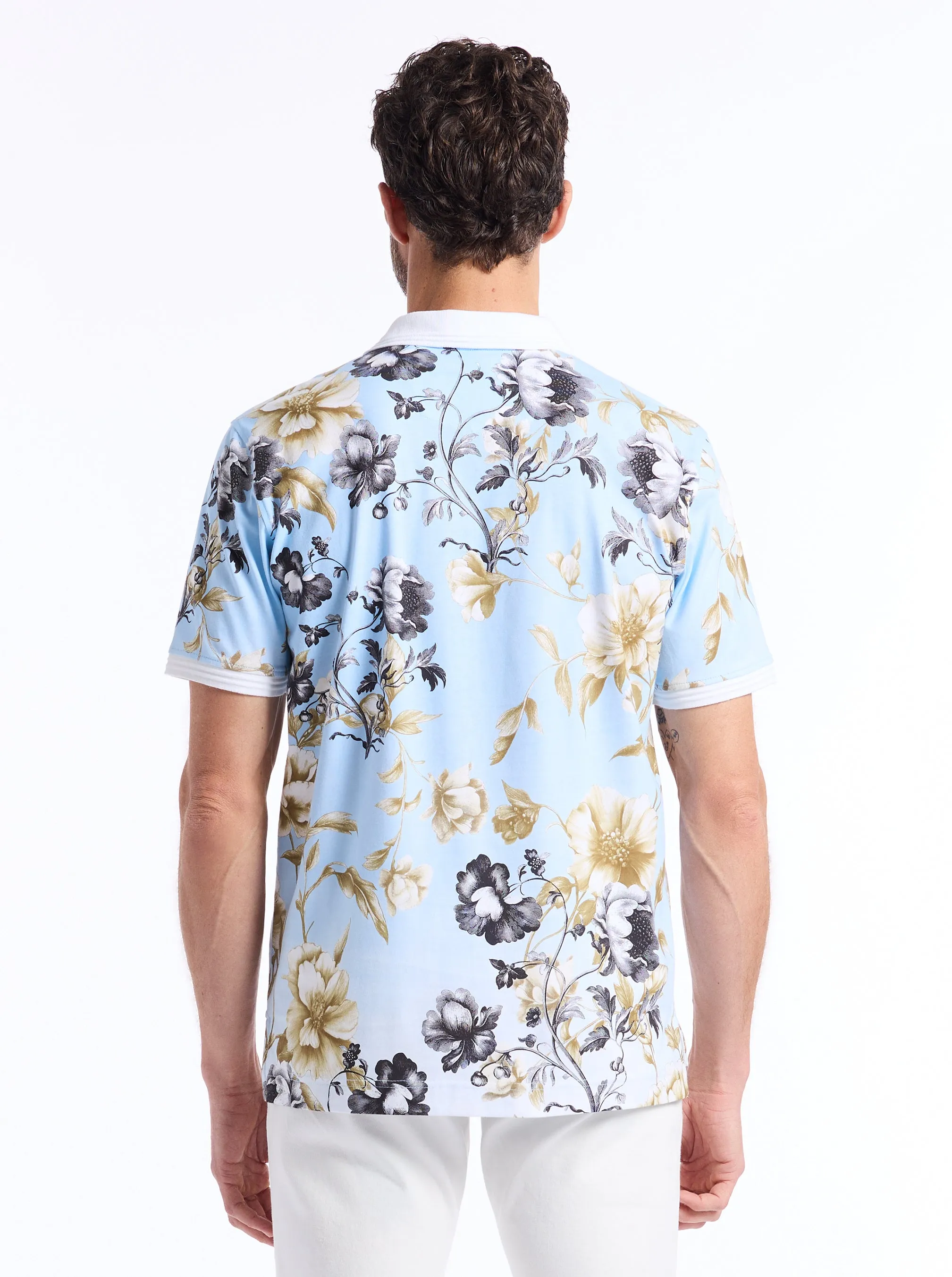 MILSON SHORT SLEEVE POLO sold by Robert Graham product image thumbnail 4