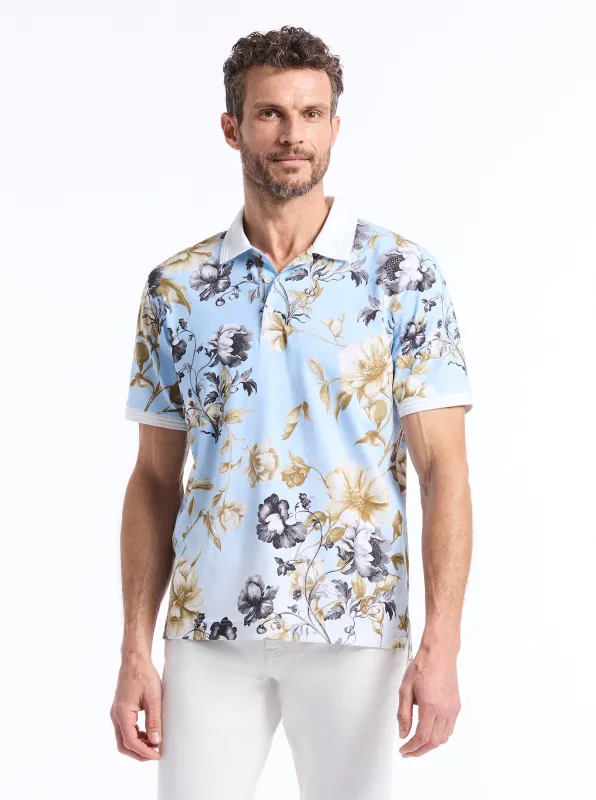 MILSON SHORT SLEEVE POLO made by Robert Graham