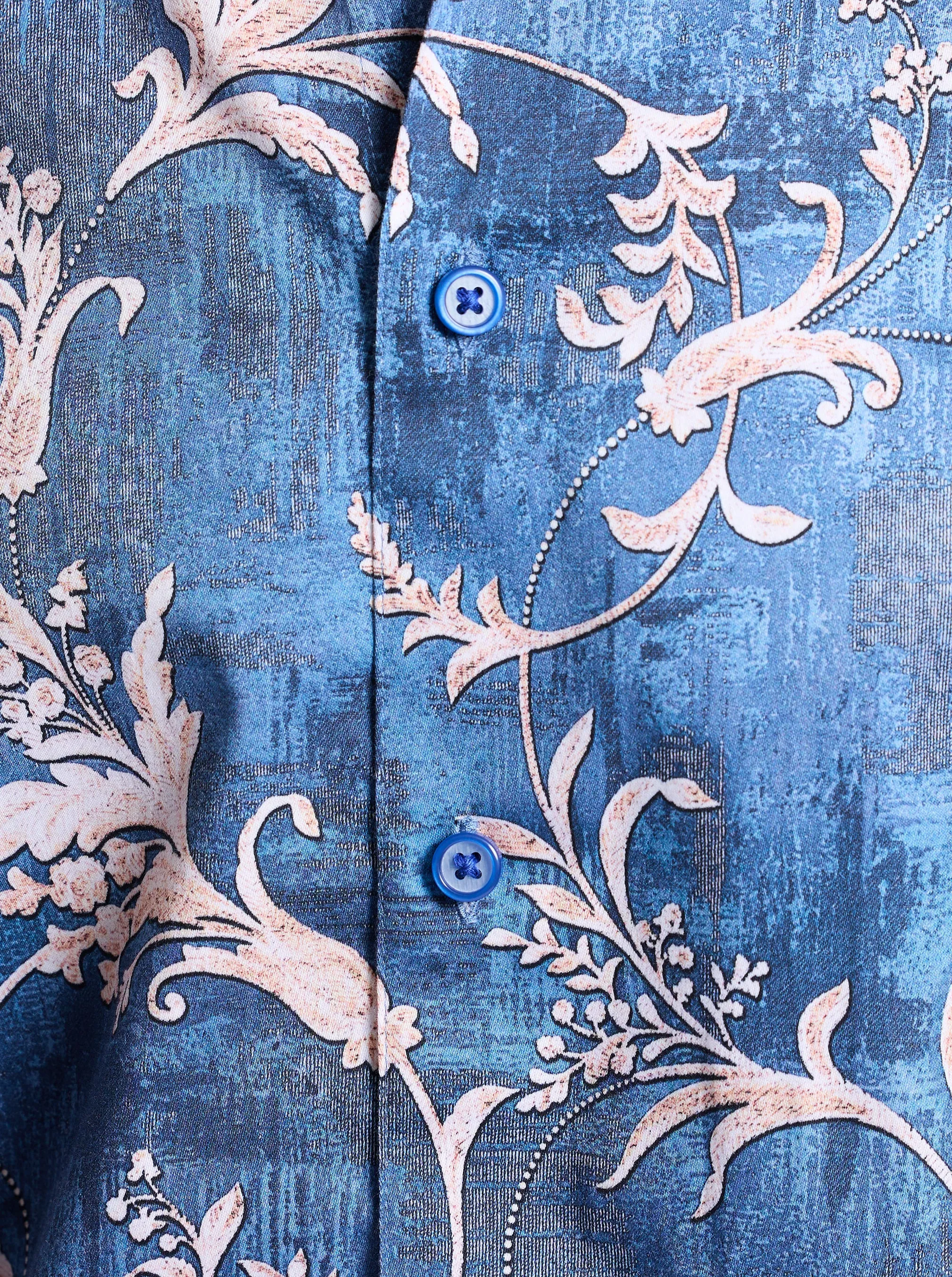 JUNIPERO SHORT SLEEVE BUTTON DOWN SHIRT sold by Robert Graham product image thumbnail 3