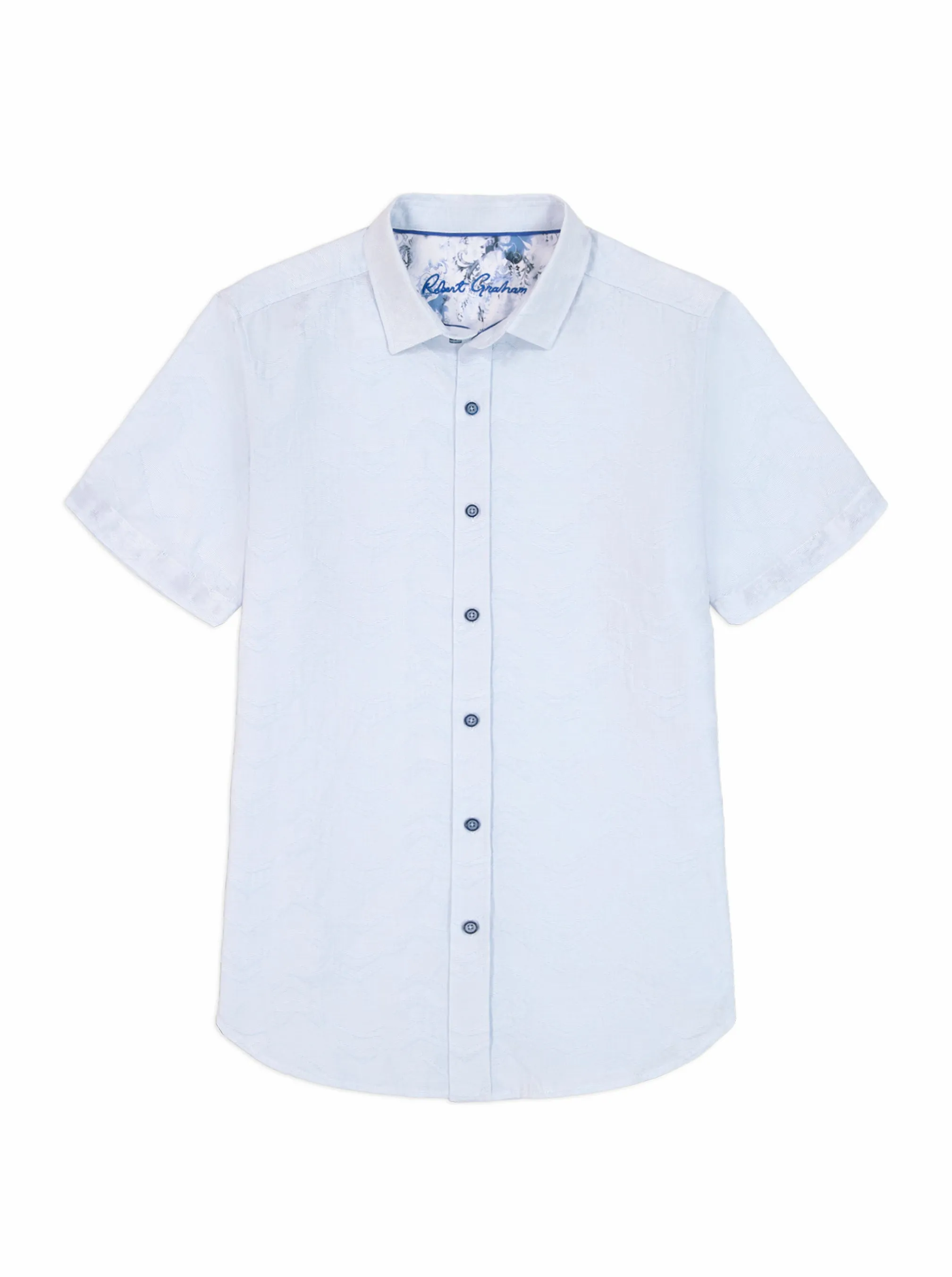 BRACKENBURY SHORT SLEEVE BUTTON DOWN SHIRT sold by Robert Graham product image thumbnail 2