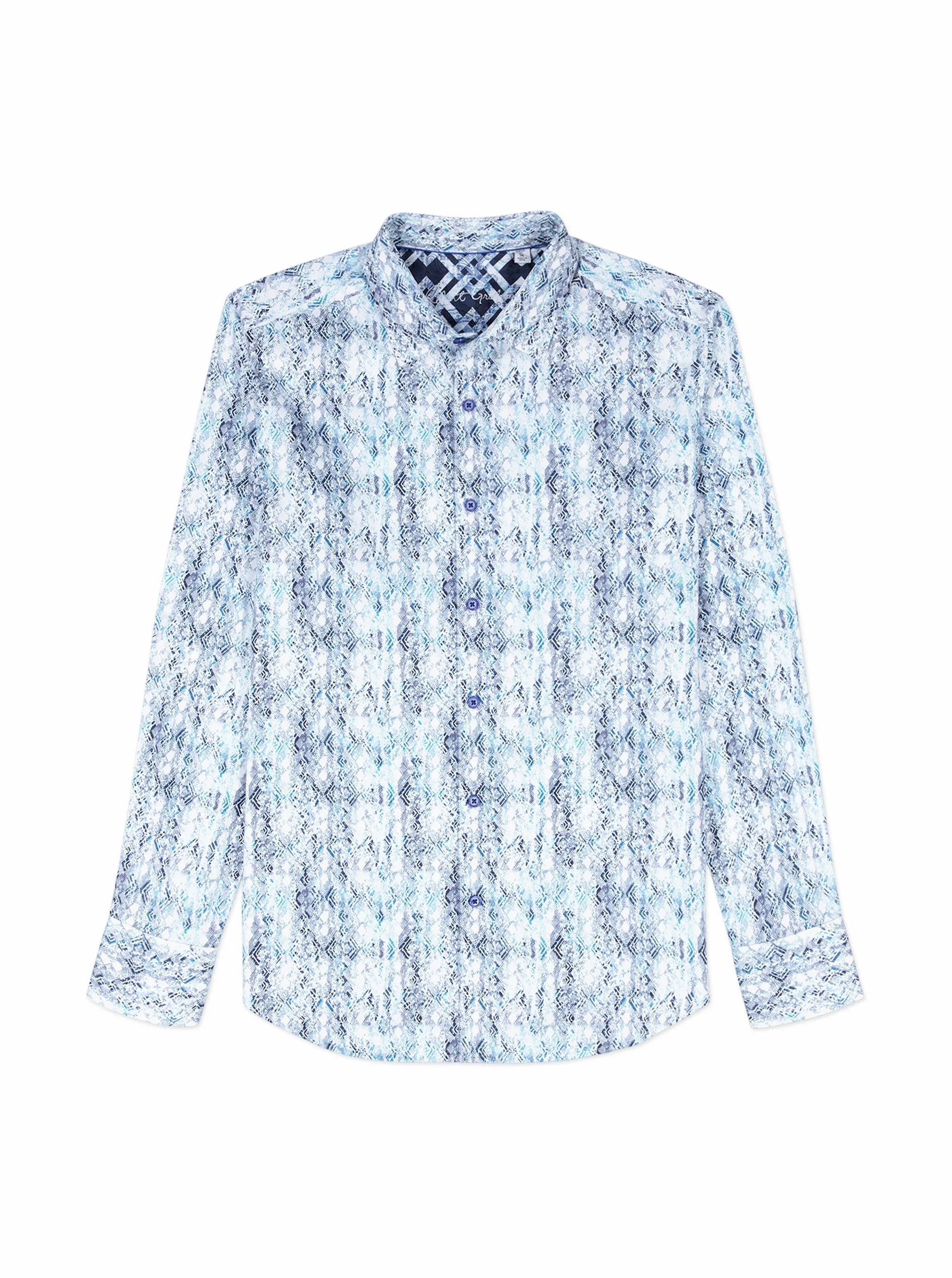 ALAHMAR LONG SLEEVE BUTTON DOWN SHIRT sold by Robert Graham product image thumbnail 2