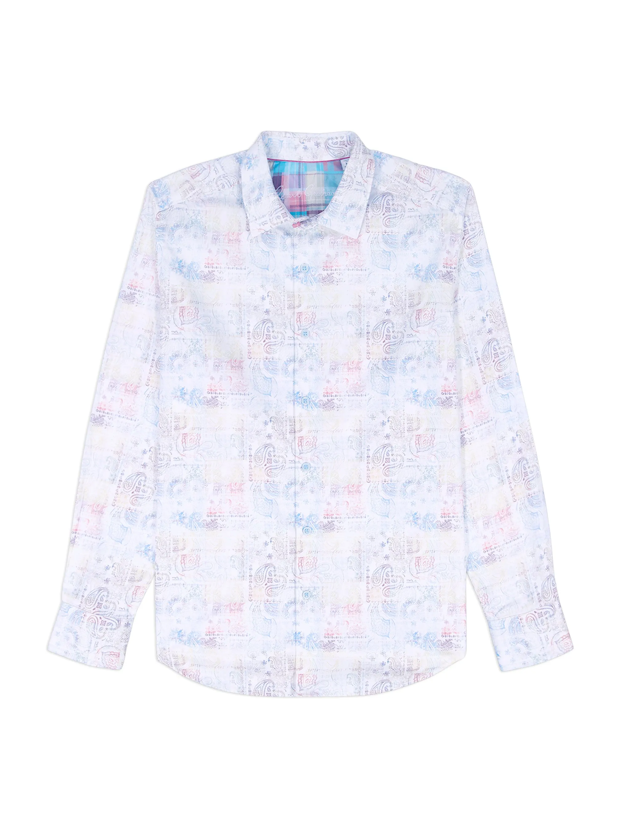 VISTA LONG SLEEVE BUTTON DOWN SHIRT sold by Robert Graham product image thumbnail 2