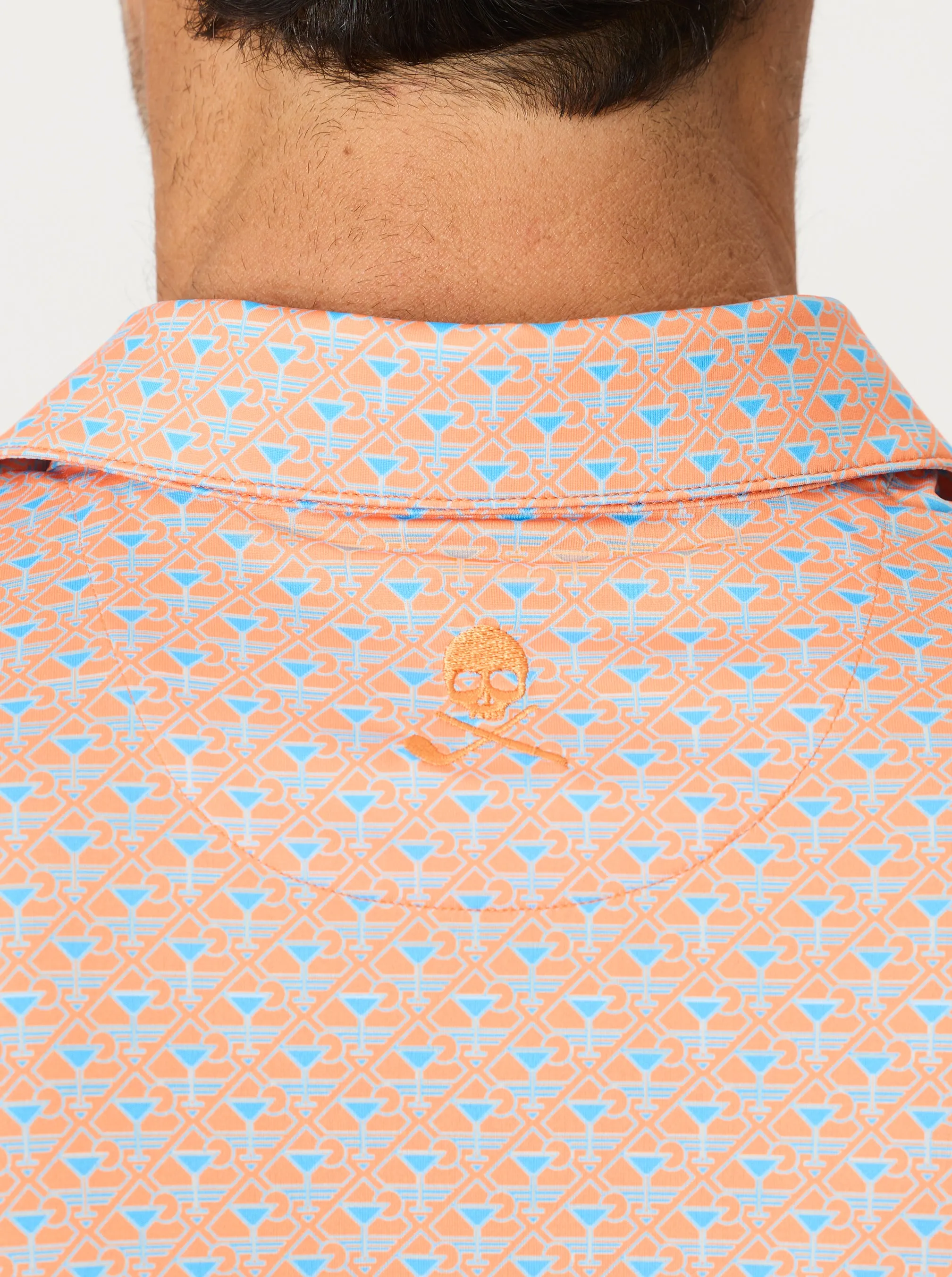 LINKS & DRINKS SHORT SLEEVE POLO sold by Robert Graham product image thumbnail 3