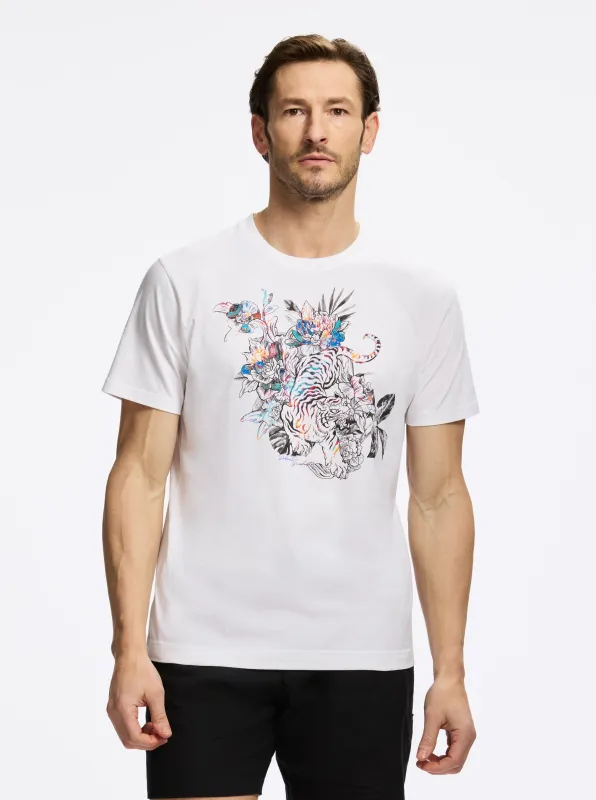 JUNGLE TIGER SHORT SLEEVE T-SHIRT made by Robert Graham
