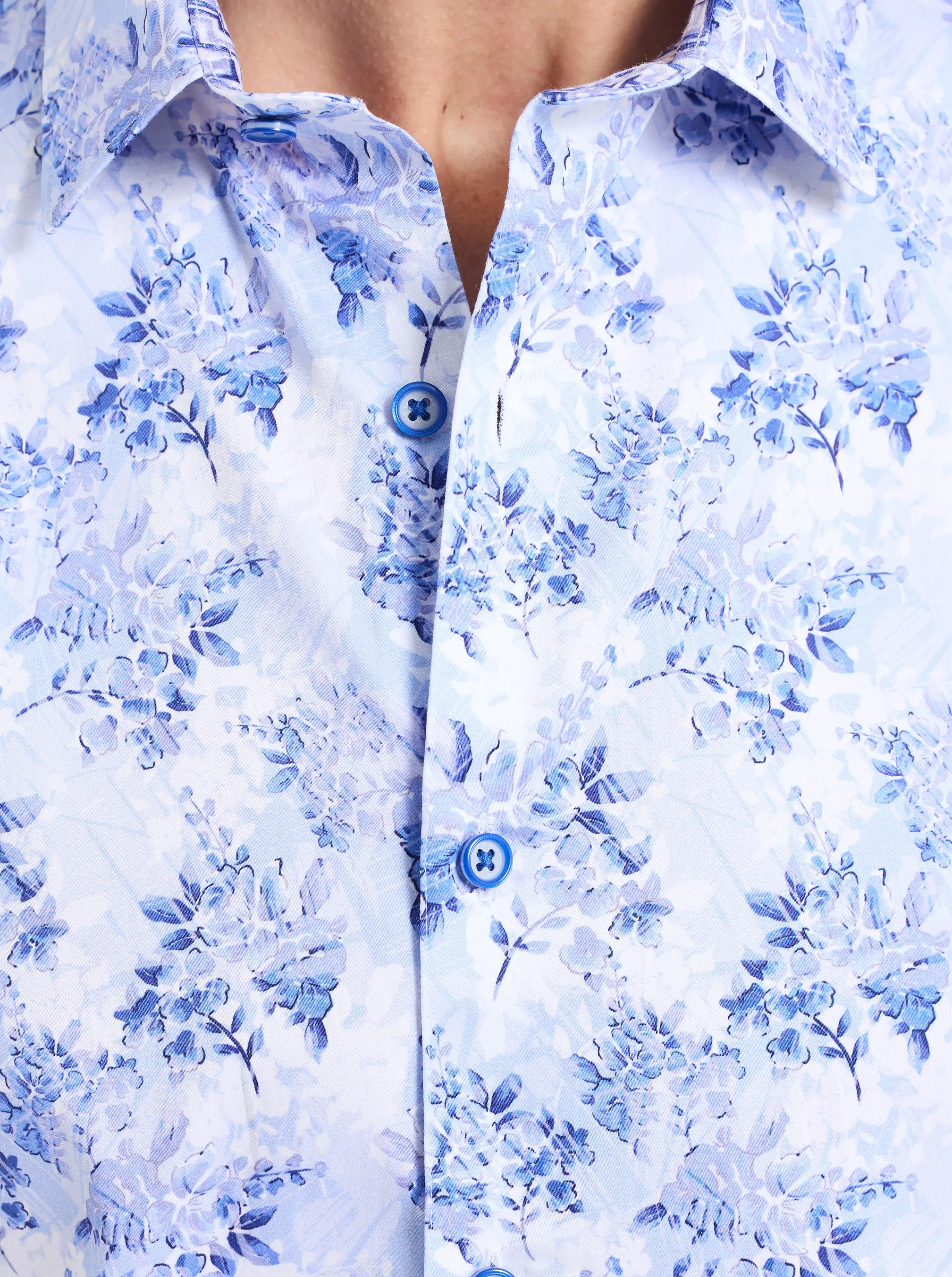EARLSTON SHORT SLEEVE BUTTON DOWN SHIRT sold by Robert Graham product image thumbnail 2