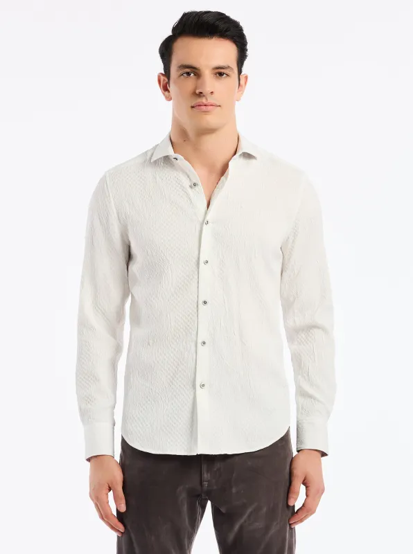 DEVONSHIRE LONG SLEEVE BUTTON DOWN SHIRT made by Robert Graham