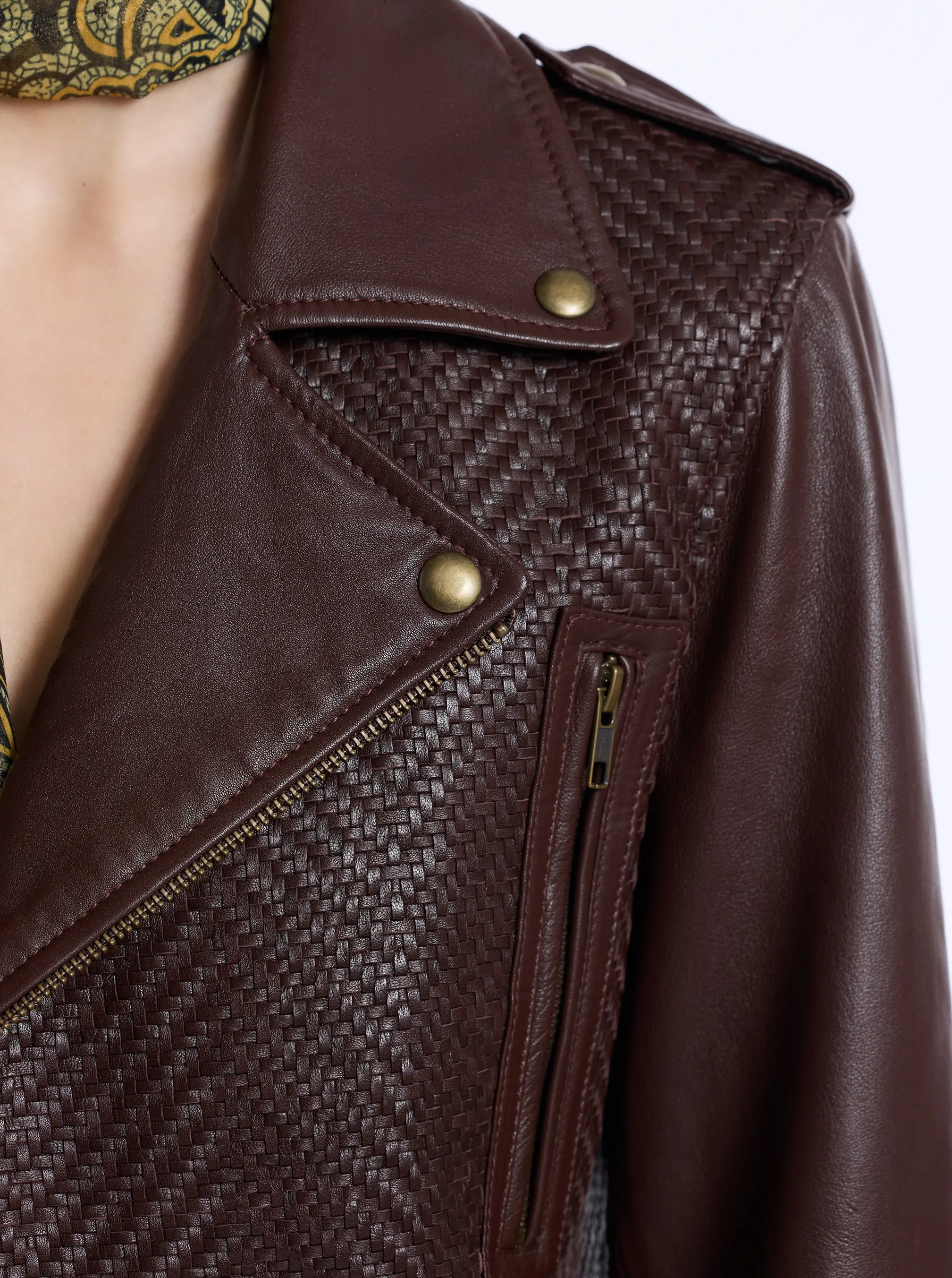 CLARA LEATHER JACKET sold by Robert Graham product image thumbnail 3