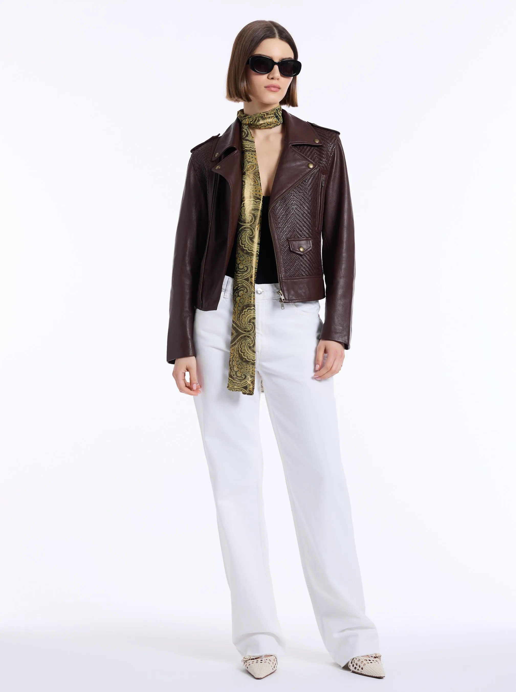 CLARA LEATHER JACKET sold by Robert Graham product image thumbnail 5