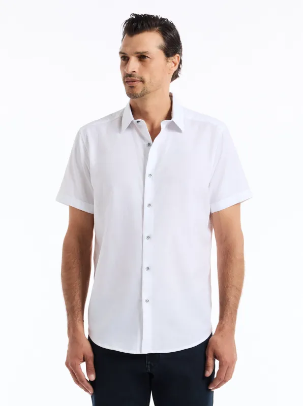 STELLMAN SHORT SLEEVE BUTTON DOWN SHIRT made by Robert Graham