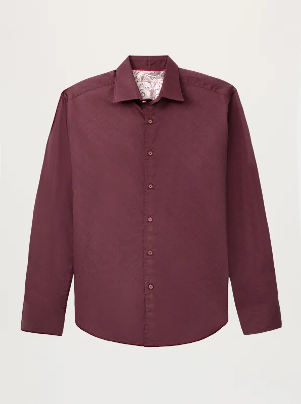 DIMELLA LONG SLEEVE BUTTON DOWN SHIRT made by Robert Graham