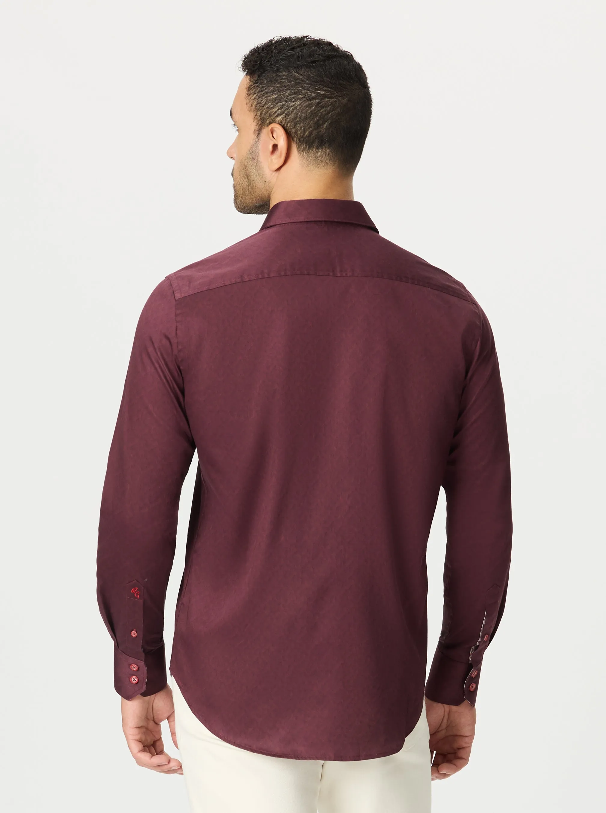 DIMELLA LONG SLEEVE BUTTON DOWN SHIRT sold by Robert Graham product image thumbnail 3