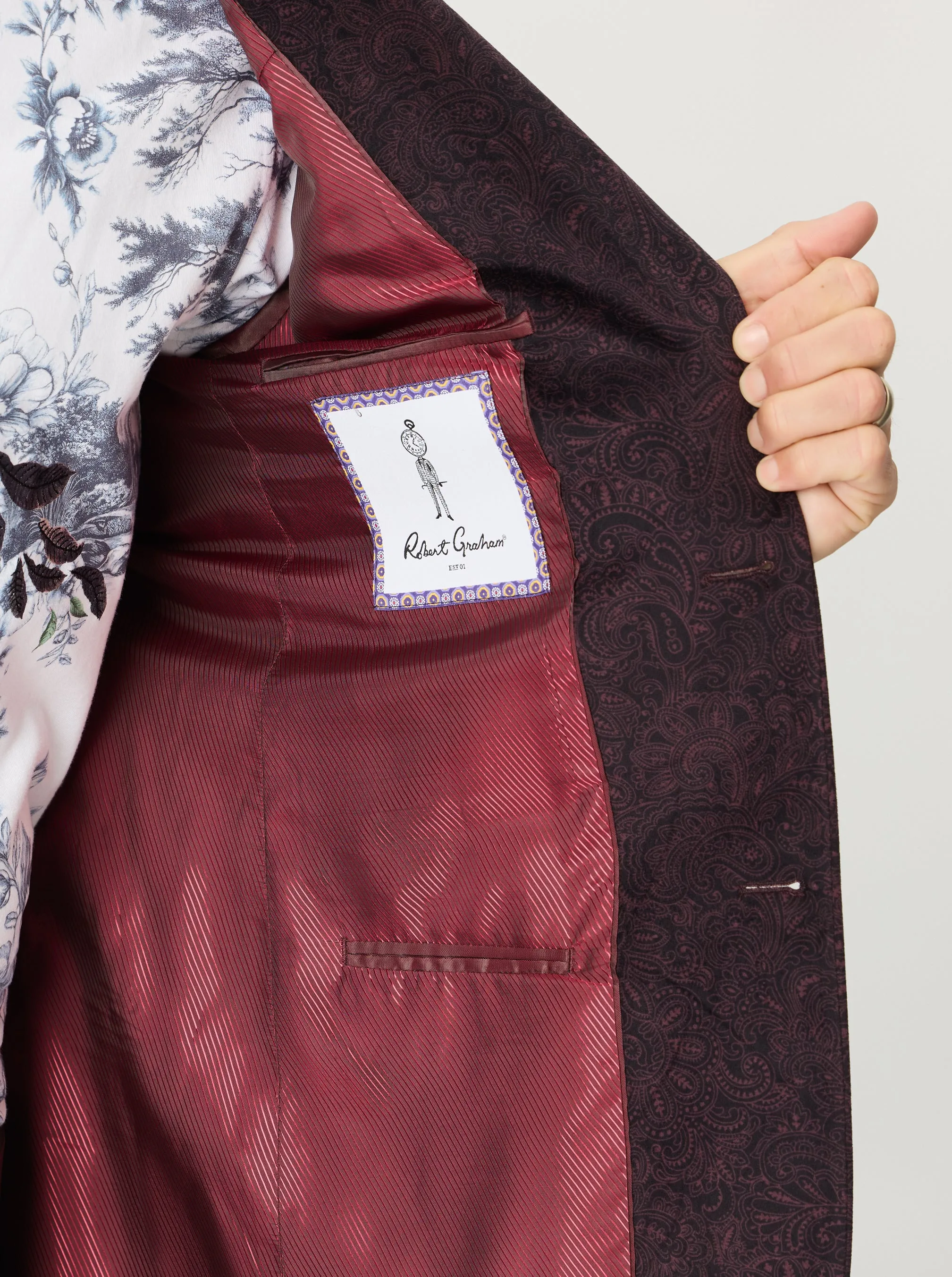 LARRICK BLAZER sold by Robert Graham product image thumbnail 4