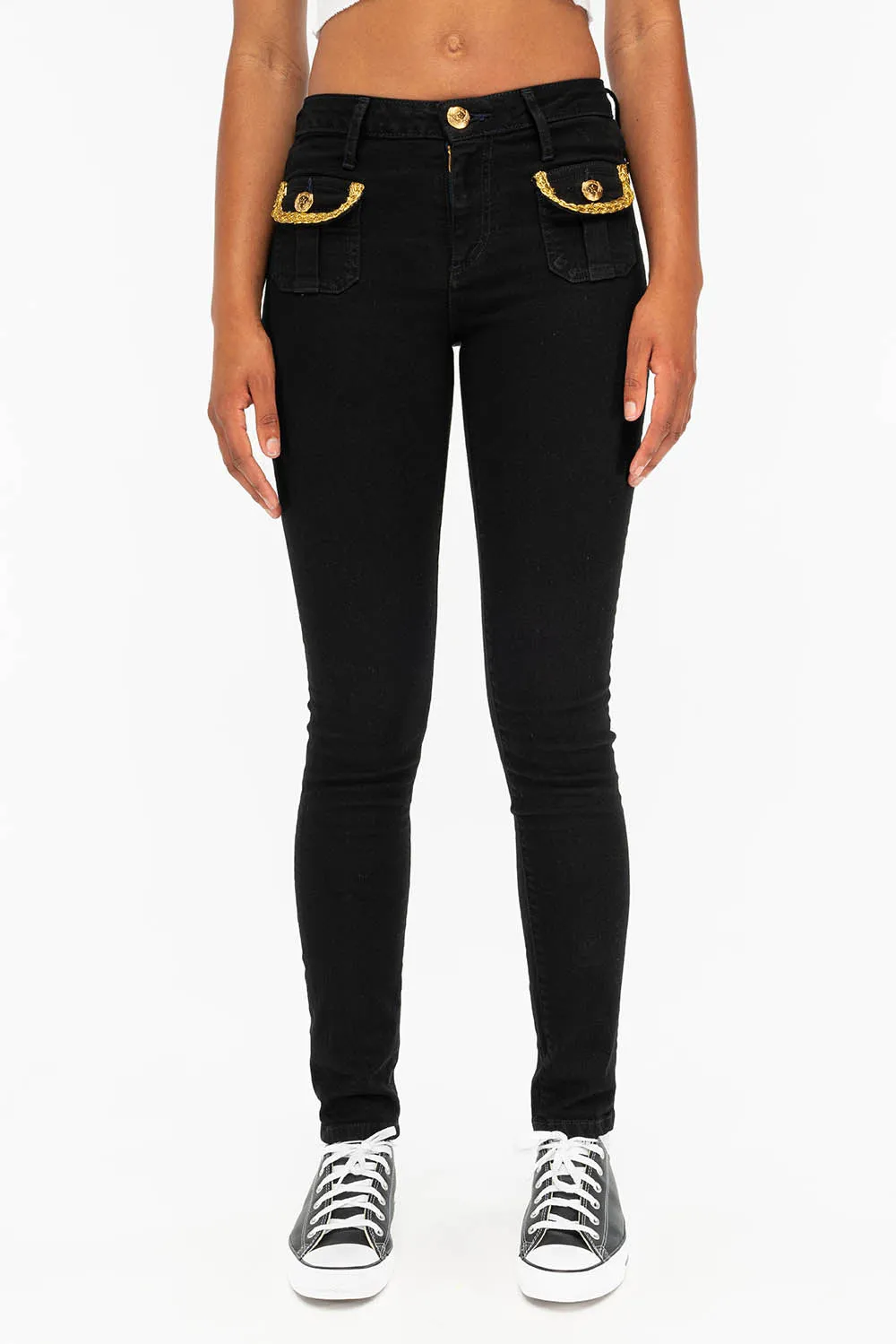 LADY G.I. IN BLACK AND GOLD sold by Robin's Jean