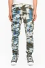 CLASSIC PREDATOR CARGO IN TIE DYE WITH CRYSTALS sold by Robin's Jean