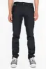 MENS RAW DENIM SLIM FIT KILLER FLAP JEANS WITH TWO TONE EMBROIDERED WINGS AND CRYSTALS sold by Robin's Jean
