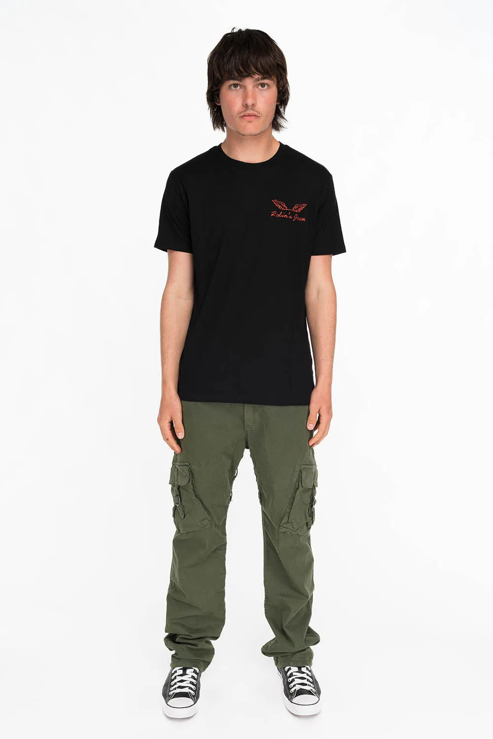 DRAGON TEE IN BLACK AND RED GLITTER sold by Robin's Jean product image thumbnail 4