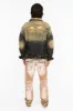 MINI FLAP MENS SLIM JEANS IN AMARETO DESTROY BACKING sold by Robin's Jean