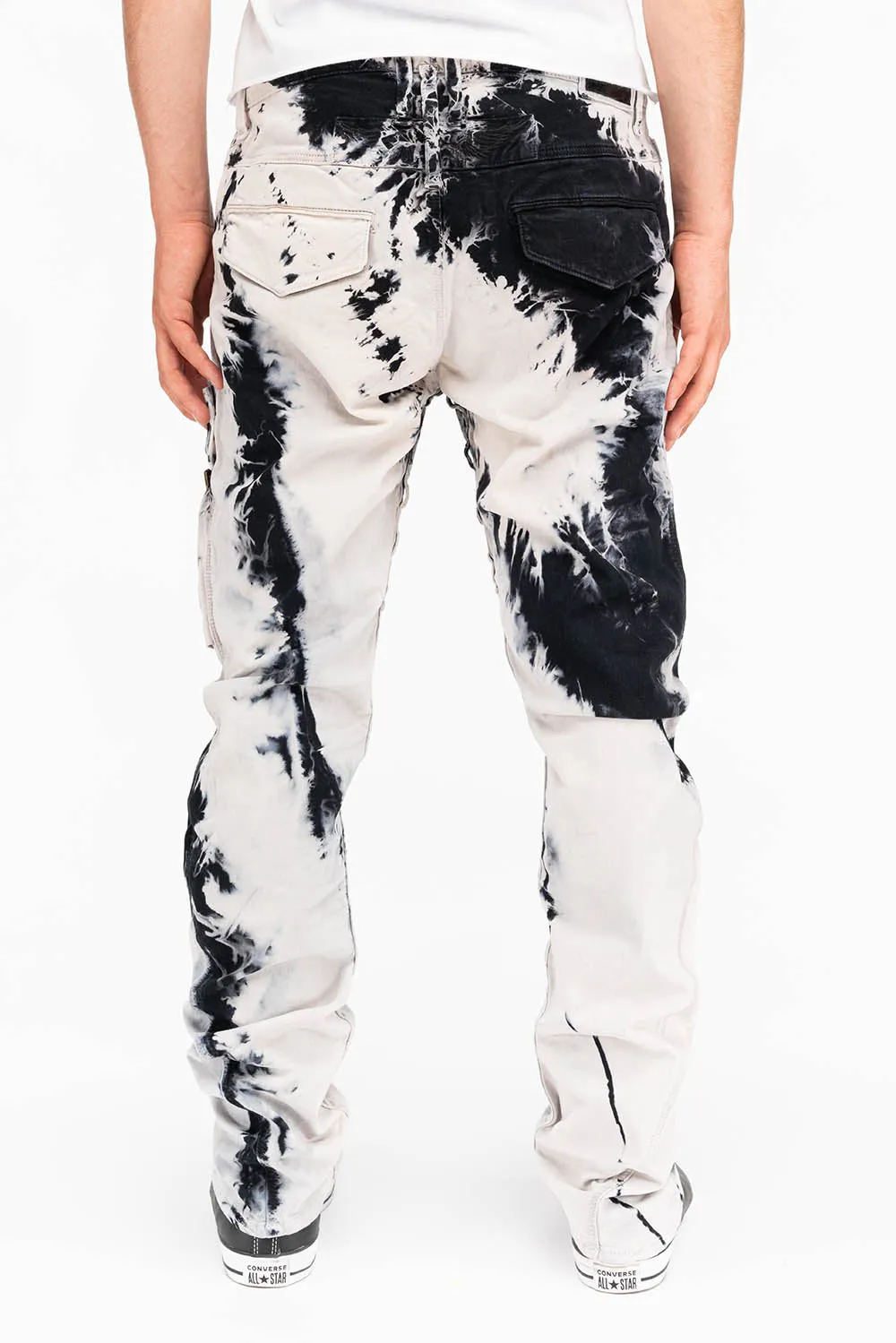 TECHNIQUE CARGO IN TIE DYE BLACK AND WHITE sold by Robin's Jean product image thumbnail 2