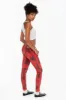 MARILYN LOW RISE WOMENS SKINNY JEANS IN AQUARIUM RED WITH TONAL WINGS sold by Robin's Jean