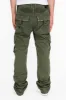 ROBINS NEW MILITARY STYLE CARGO PANTS IN GREEN ARMY WITH STUDS AND CRYSTALS sold by Robin's Jean