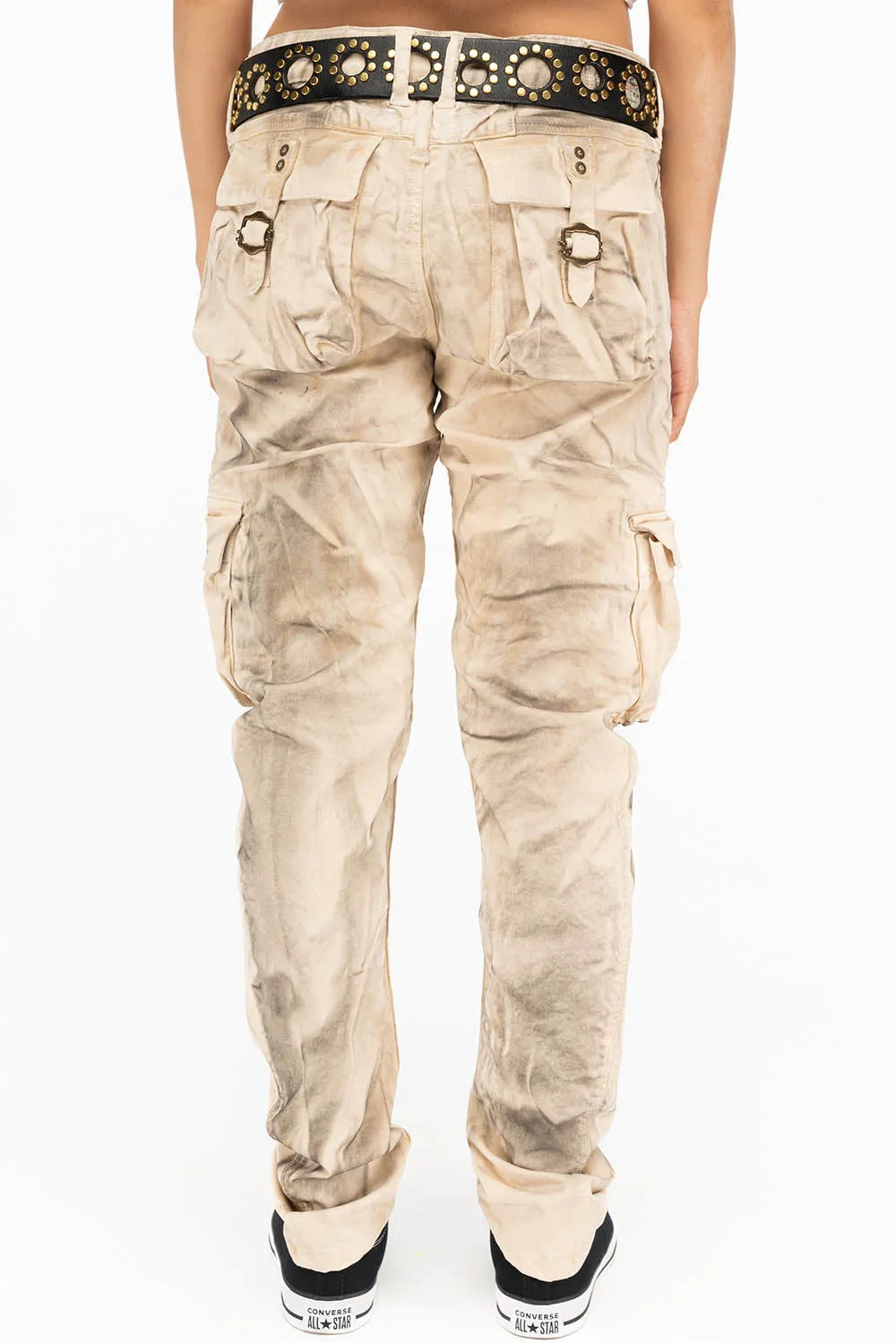 WOMENS MILITARY STYLE CARGO IN SUPERNATURAL BEIGE sold by Robin's Jean product image thumbnail 3