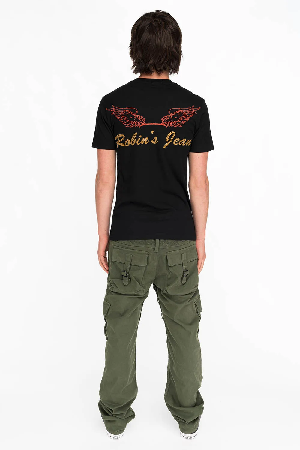 SKULL AND CROSS TEE IN BLACK sold by Robin's Jean product image thumbnail 4