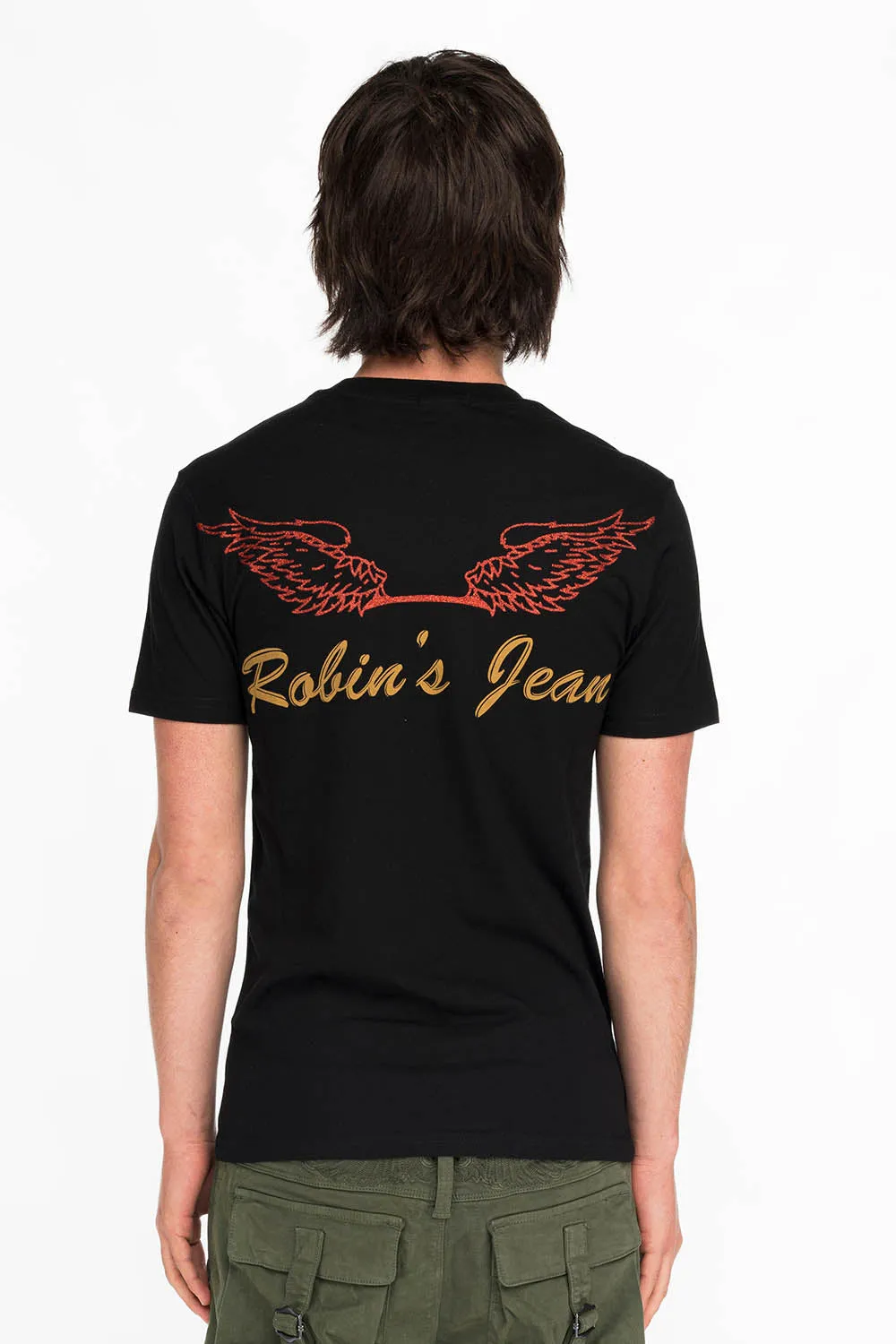 SKULL AND CROSS TEE IN BLACK sold by Robin's Jean product image thumbnail 2